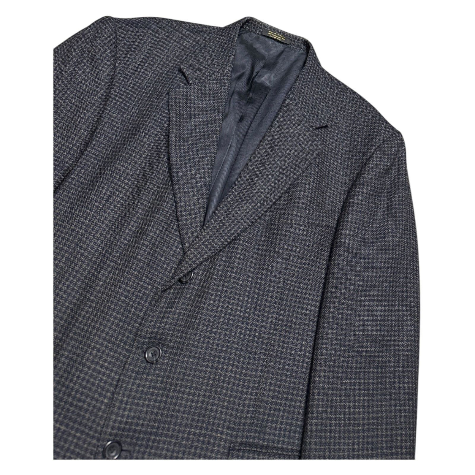 OSCAR DE LA RENTA Check WOOL Designer Blazer Suit Jacket 46R