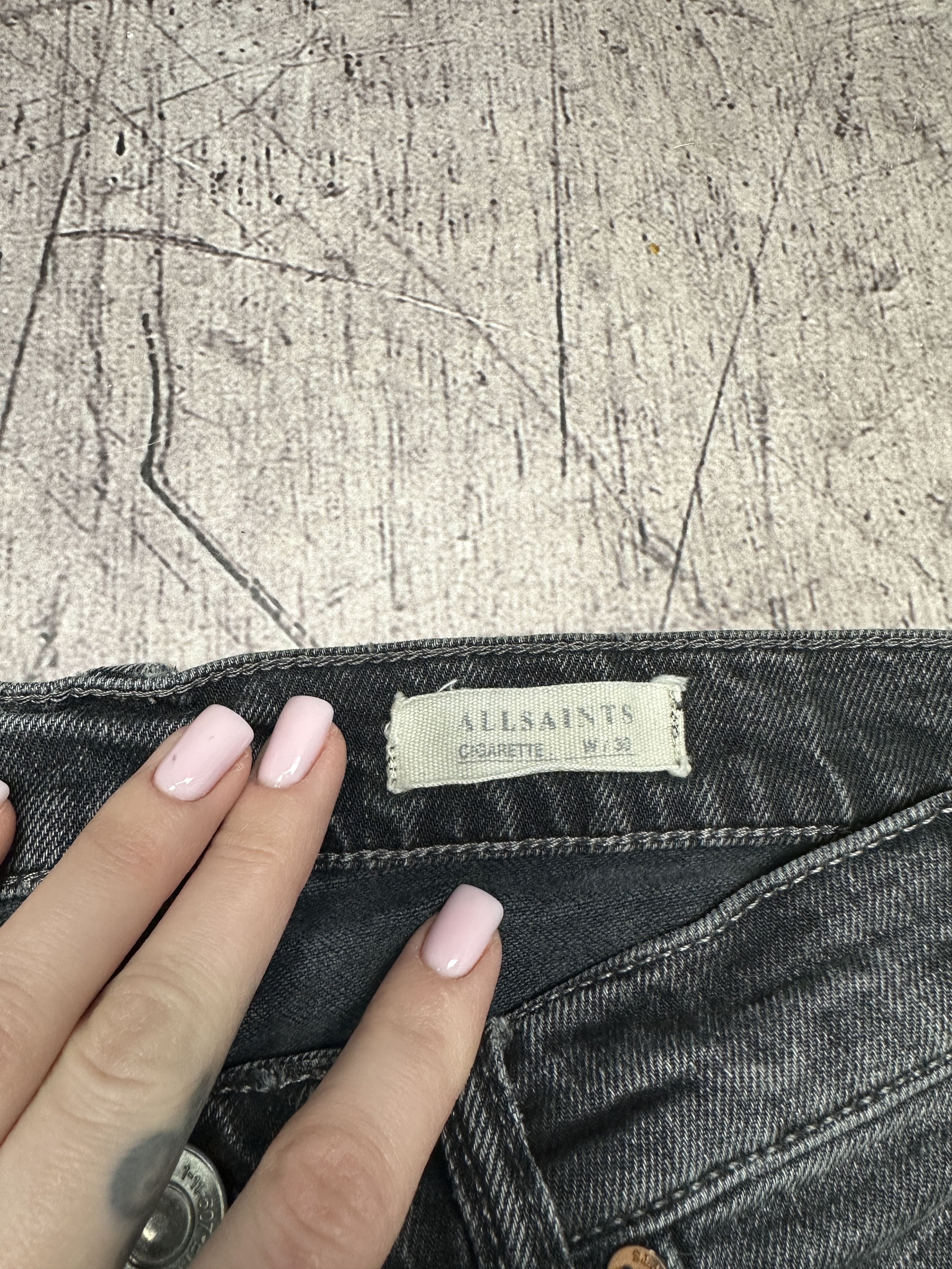 Allsaints Allsaints Mens Baden Cigarette Denim Pants Jeans Size US 30 / EU 46 - 3 Thumbnail