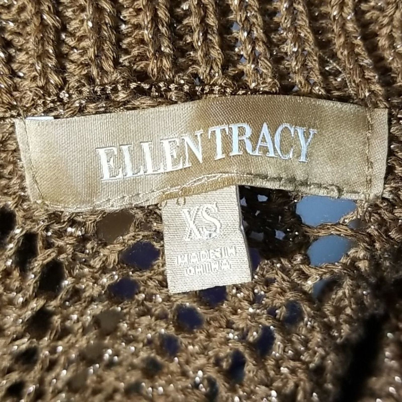 Other NWT Ellen Tracy Shaw Collar Crocheted Shrug Cardigan Size XS / US 0-2 / IT 36-38 - 7 Thumbnail