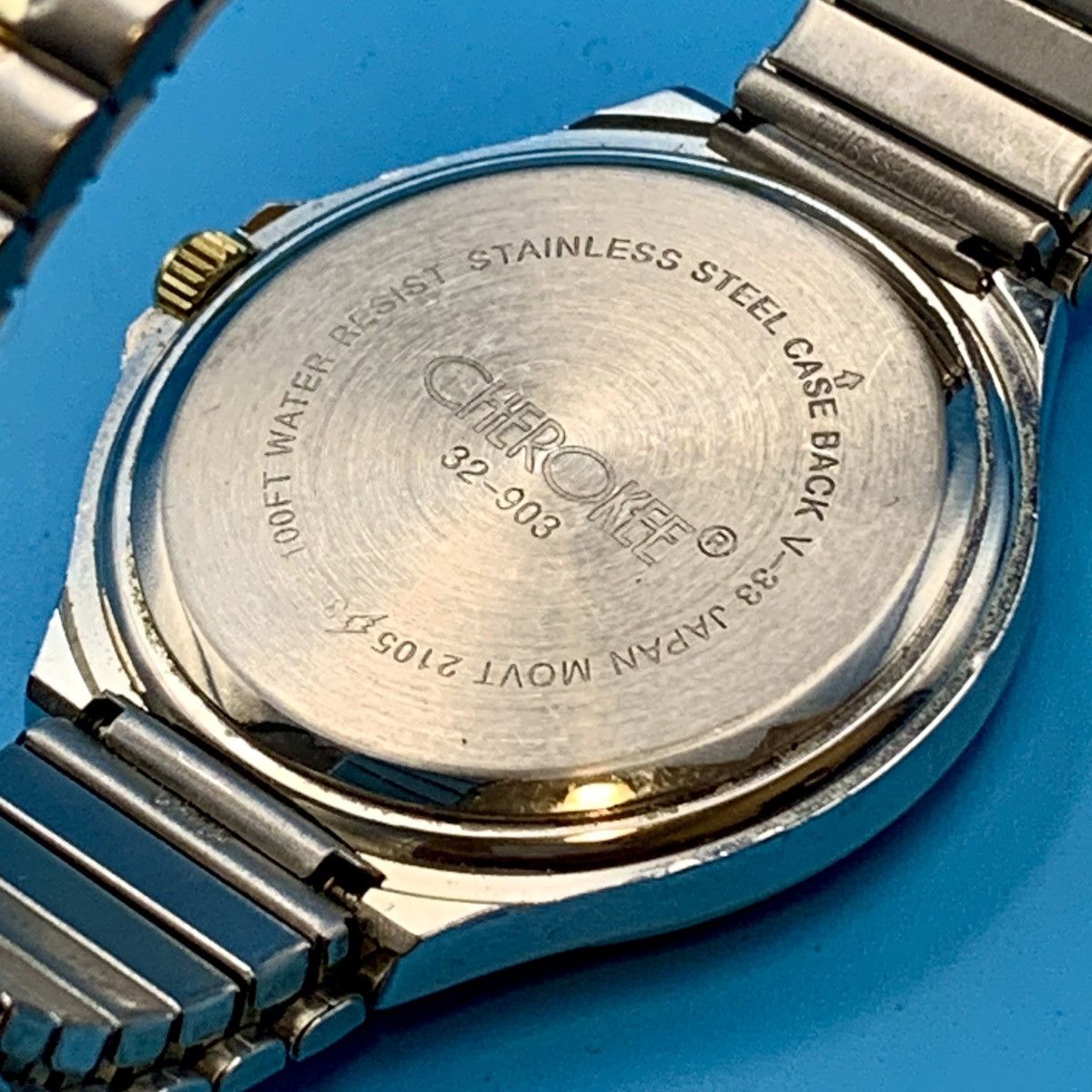 Cherokee CHEROKEE 32903 Men’s Vintage Quartz Wristwatch Works Size ONE SIZE - 16 Thumbnail
