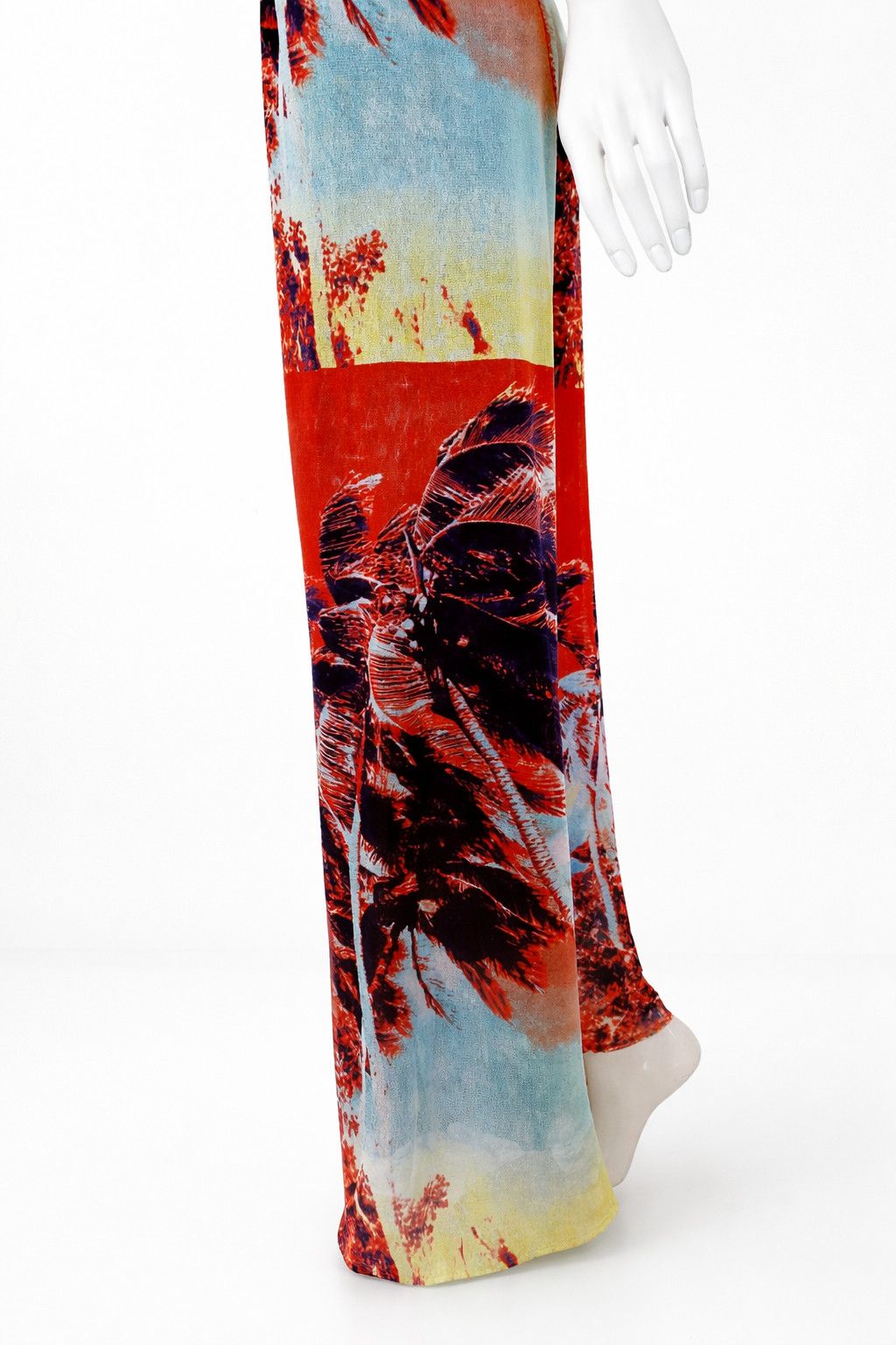 Jean Paul Gaultier Jean Paul Gaultier Palm Tree Sheer Mesh Man Trousers Pants Size US 30 / EU 46 - 7 Thumbnail