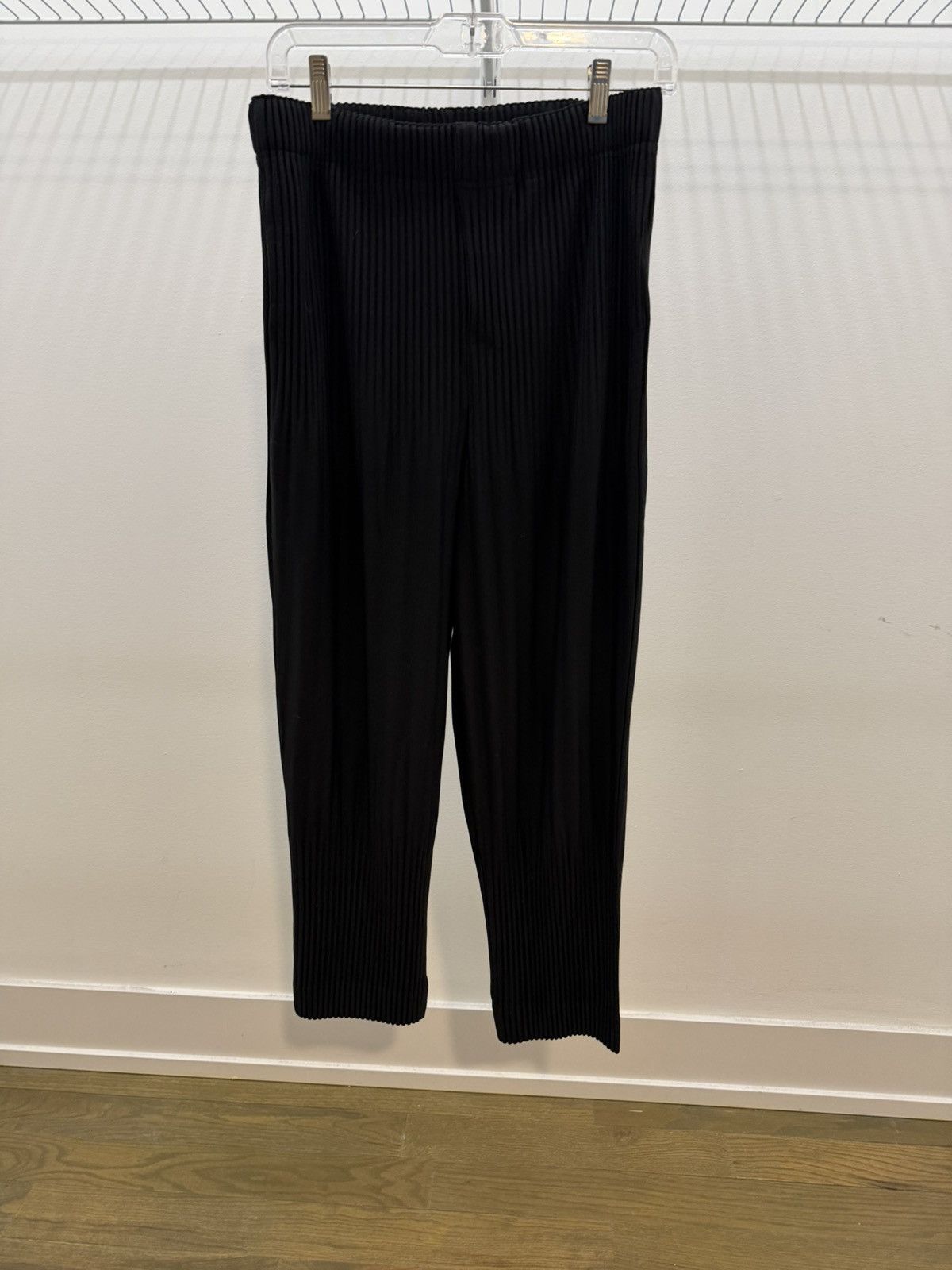 Issey Miyake Issey Miyake Black Pleated Pants Size US 30 / EU 46 - 3 Thumbnail
