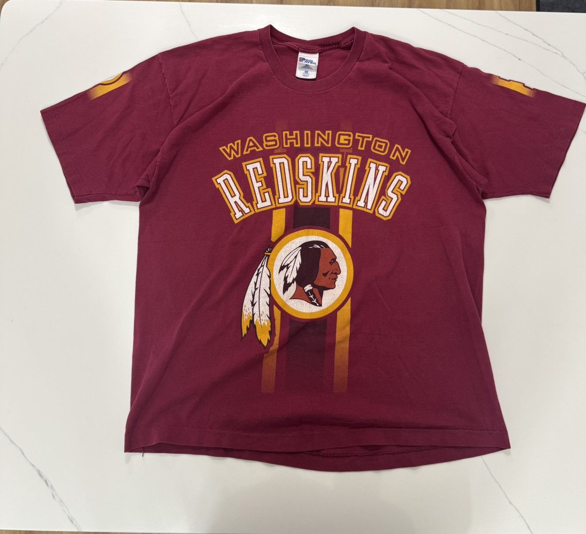 Pro Player 🏈 Vintage 90s Washington Redskins NFL Tee — Made in USA 🇺🇸 Size US XXL / EU 58 / 5 - 1 Thumbnail
