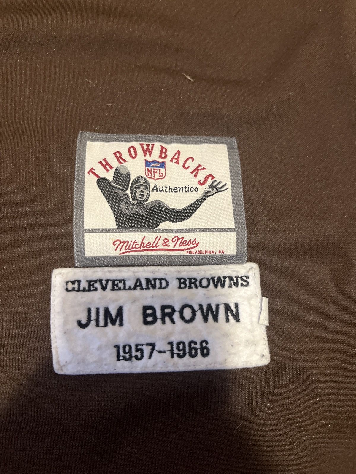Vintage Jim Brown Jersey Size US XL / EU 56 / 4 - 3 Thumbnail