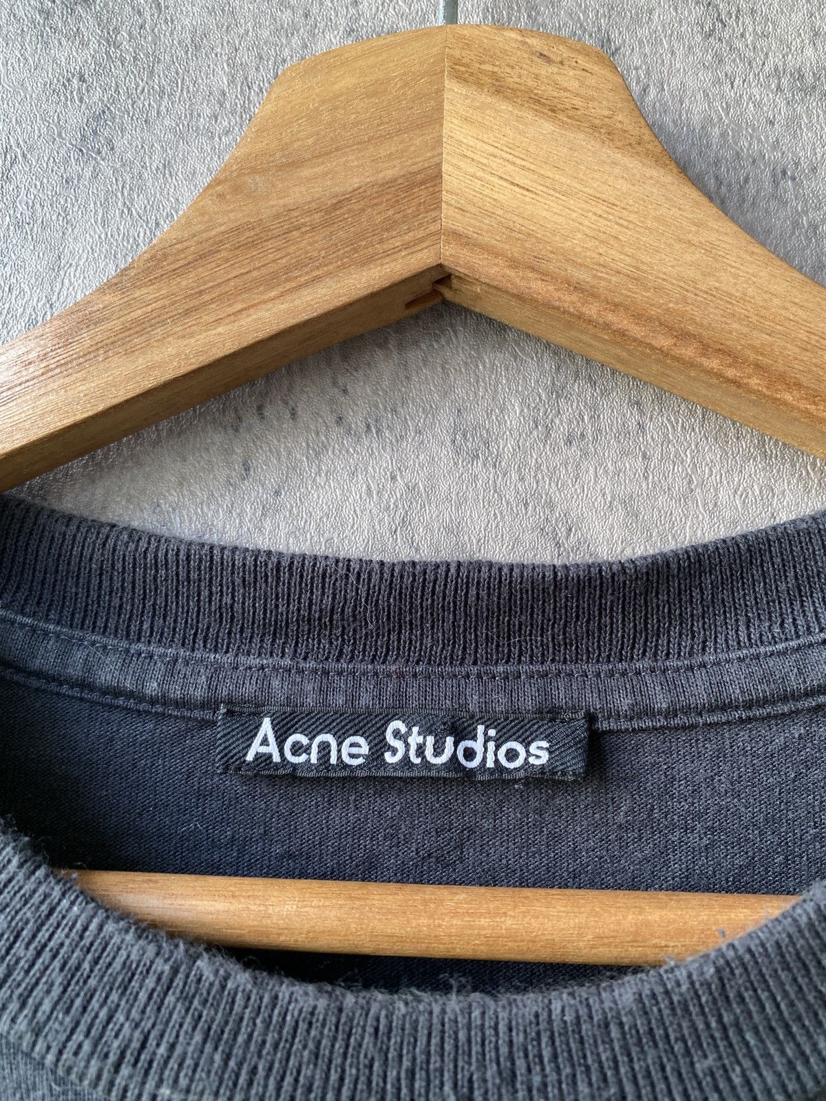 Acne Studios Acne Studios Black & Green Ellison Tone Face T-Shirt Size US L / EU 52-54 / 3 - 5 Thumbnail