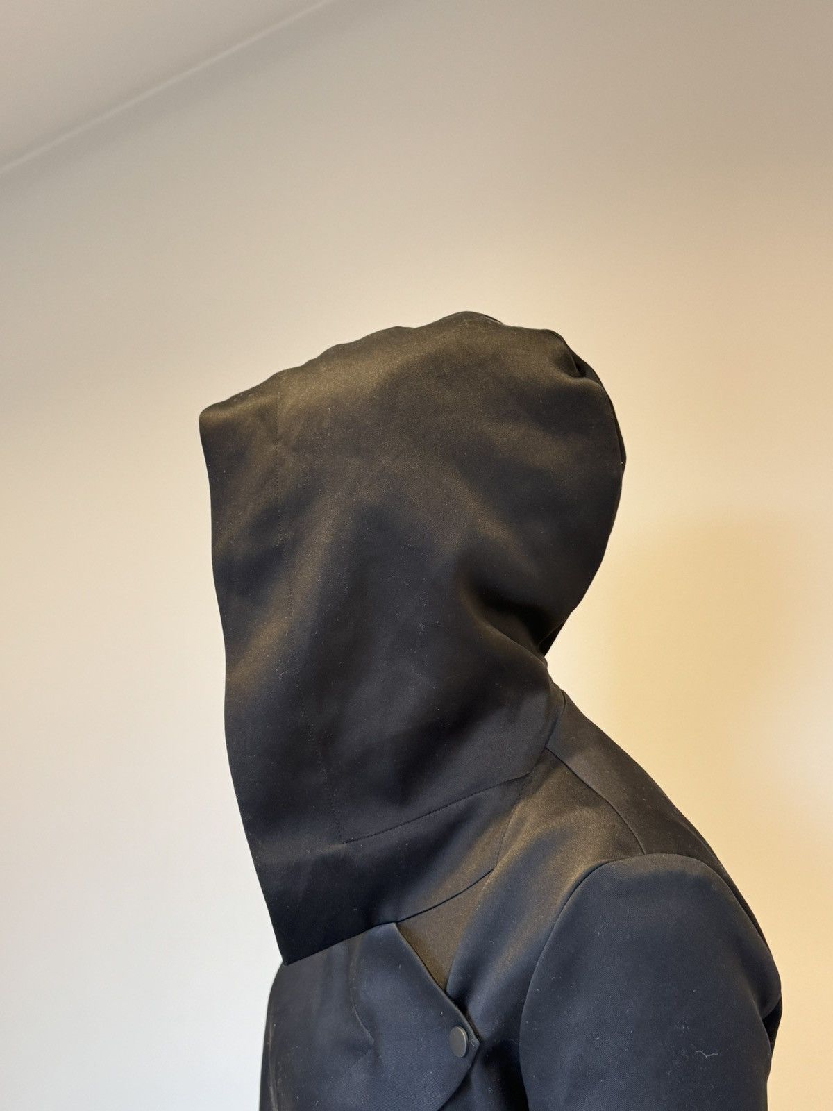 Cop Copine × Japanese Brand Cop. Copine Y2K Asymmetric Jacket Like Rick Owens Size XS / US 0-2 / IT 36-38 - 4 Thumbnail