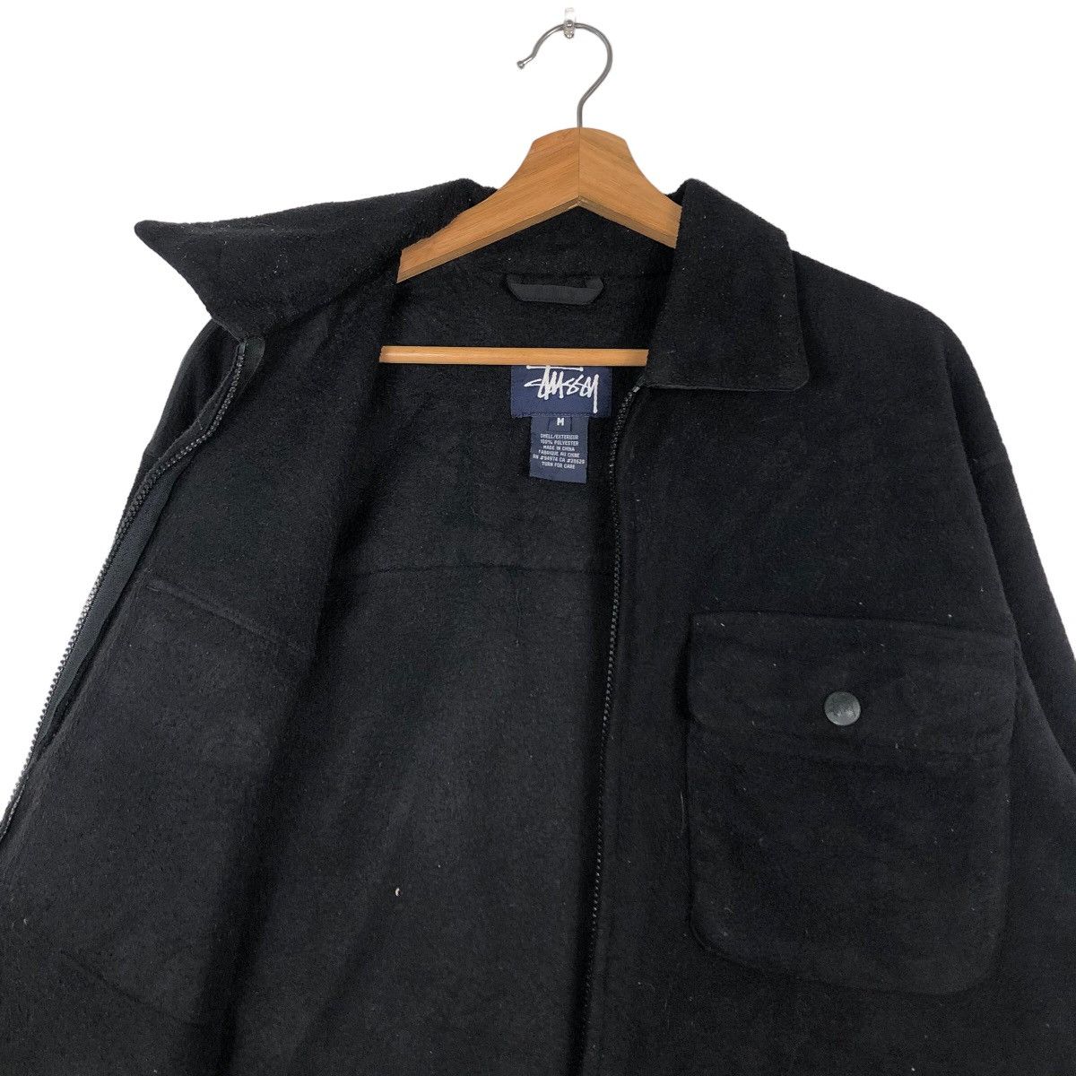 Stussy 🔥Vintage Stussy Zipper Jacket Big Pocket Biker Wear Size US M / EU 48-50 / 2 - 12 Thumbnail