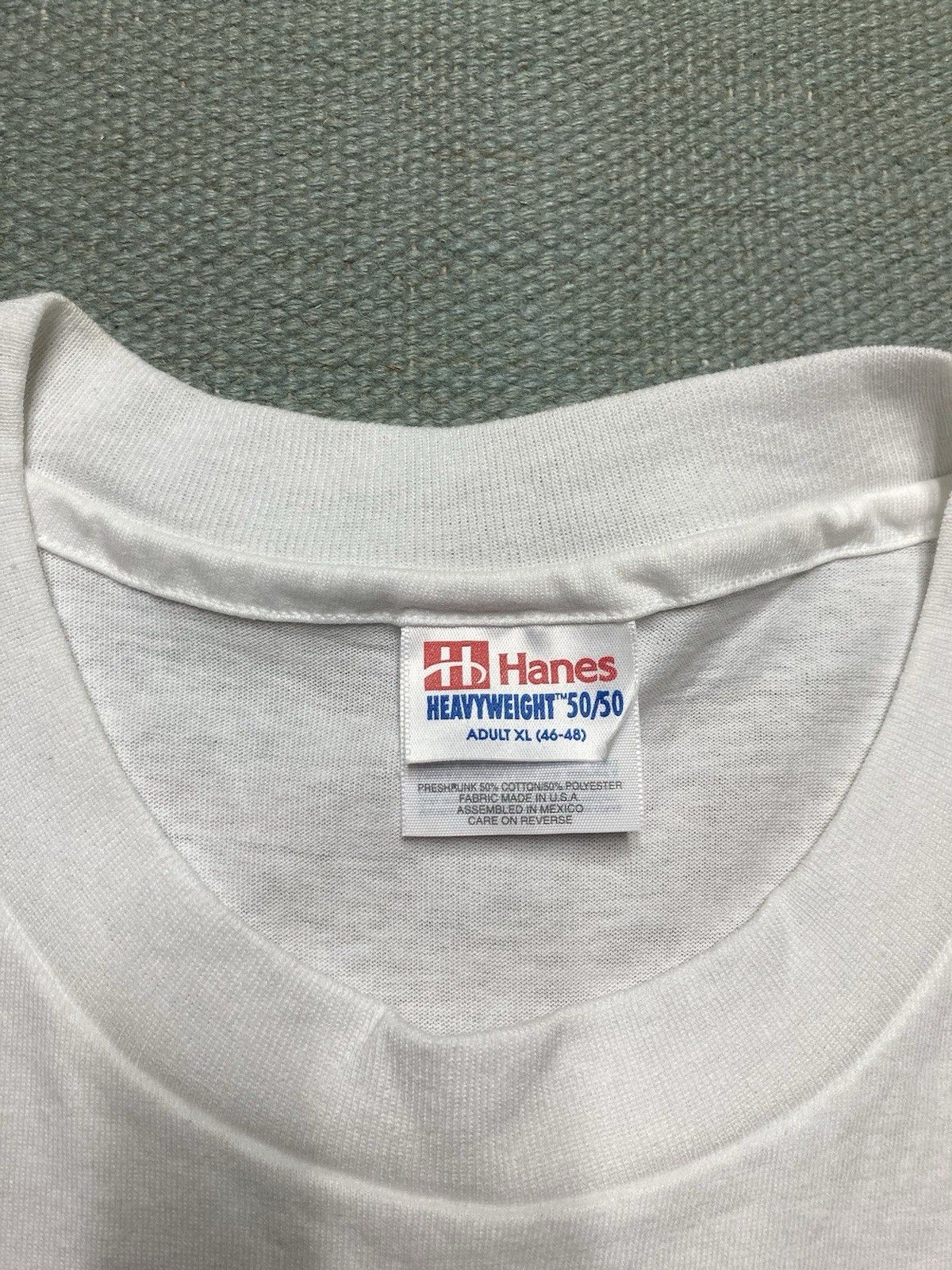 Hanes × Vintage 90s t shirt swim bike run exercise active single stitch XL Size US XL / EU 56 / 4 - 6 Thumbnail