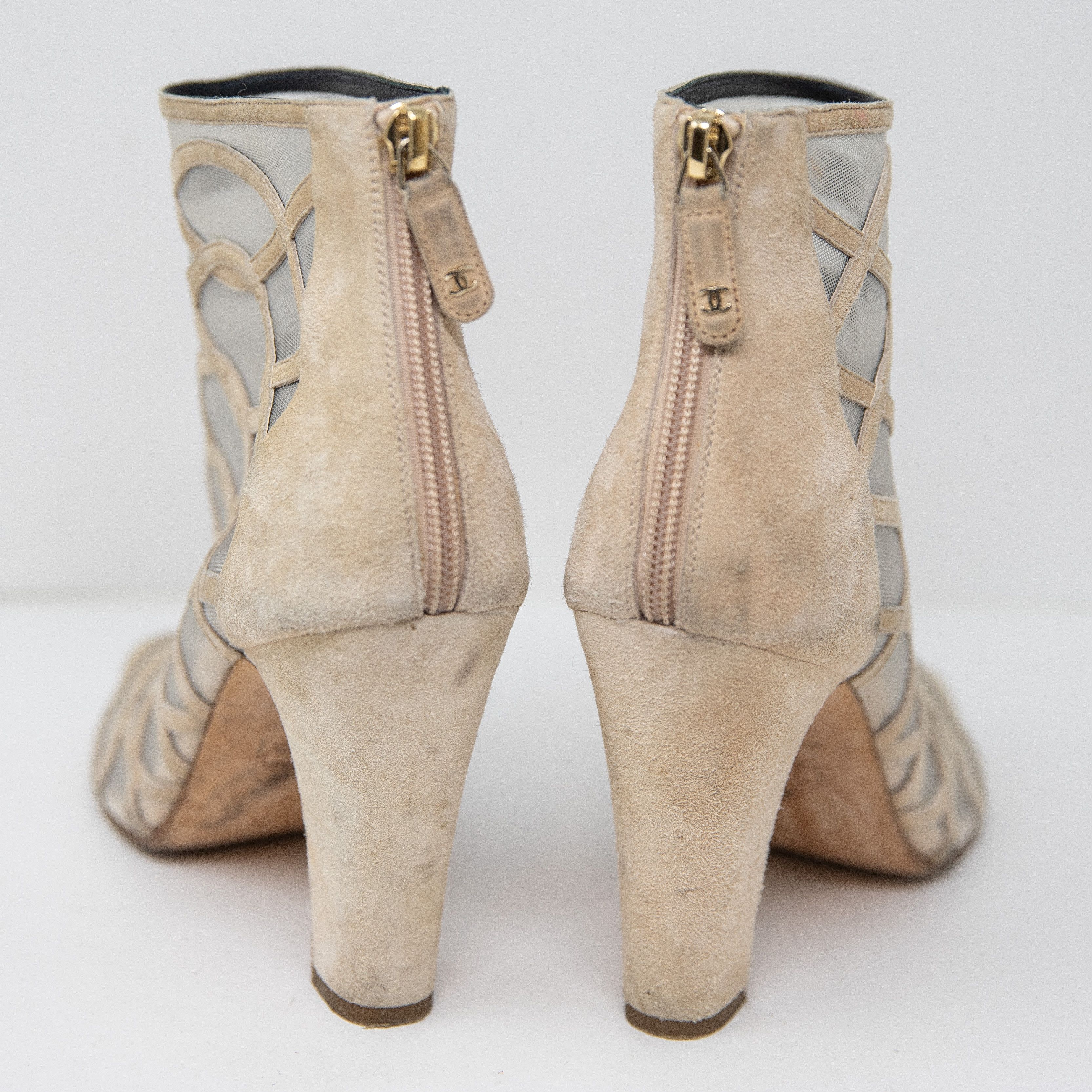 Chanel Chanel Genuine Suede Leather Mesh Sheer Size US 9.5 / IT 39.5 - 4 Thumbnail