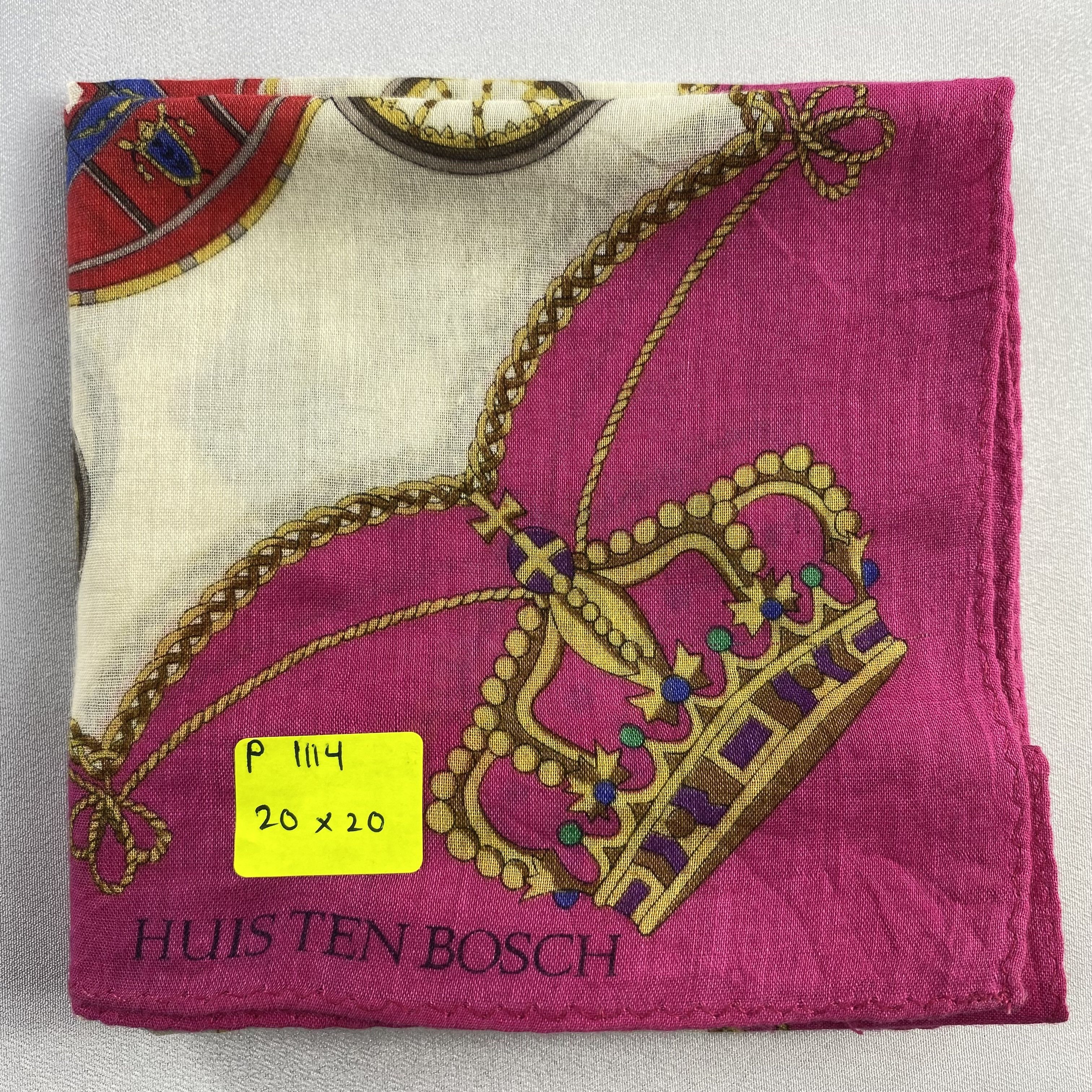 Vintage Huis Ten Bosch Handkerchief / Neckerchief / Bandana-P1114 Size ONE SIZE - 6 Thumbnail