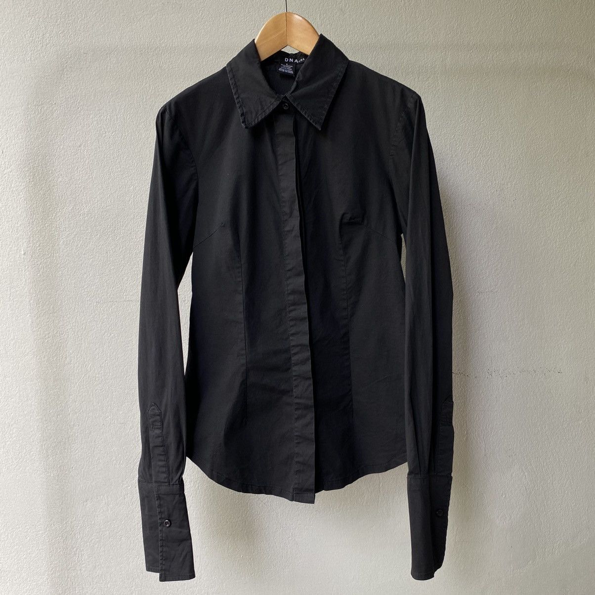 DNA DNA u.s.a Black Tailored Stretch Shirt Size S / US 4 / IT 40 - 8 Thumbnail