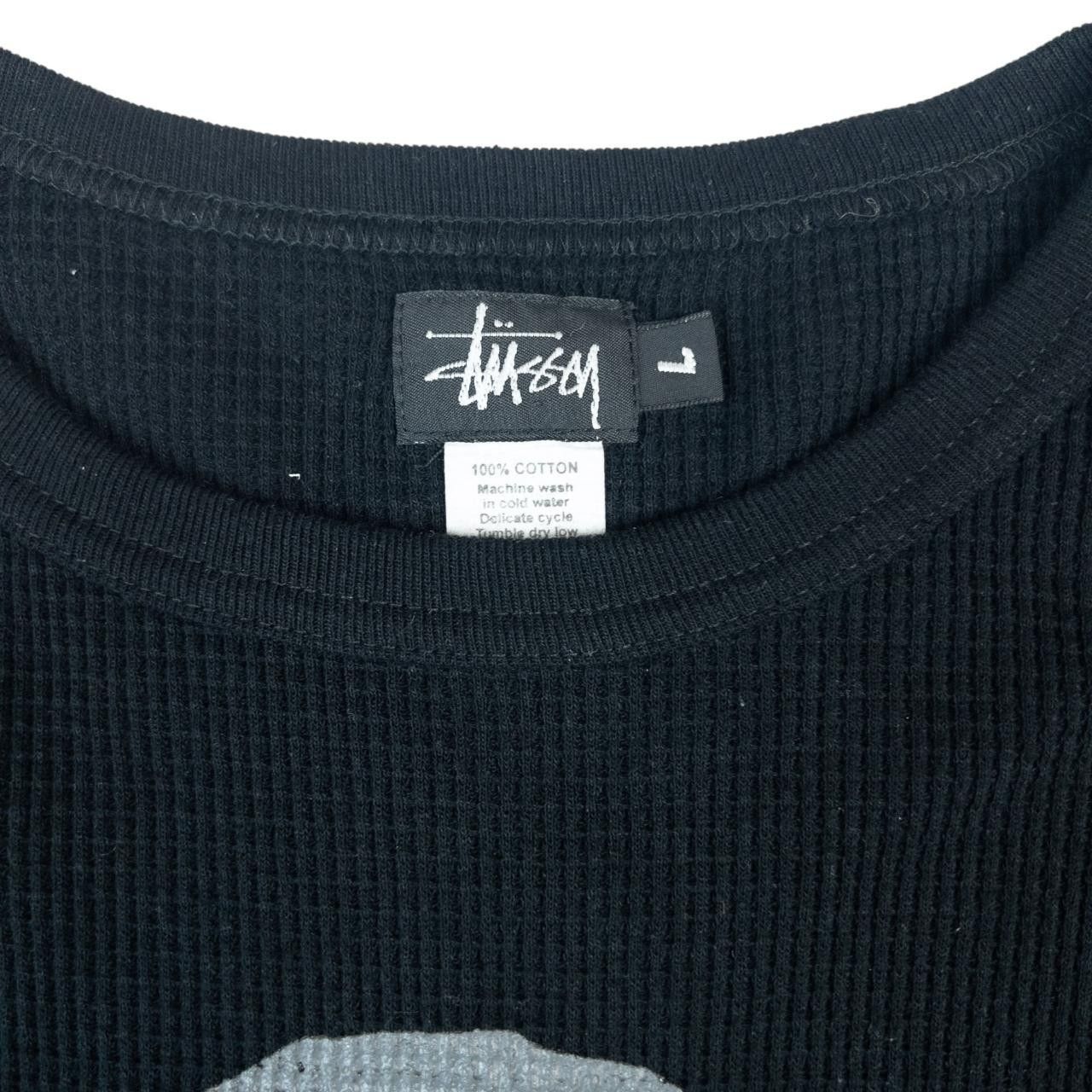 Stussy Vintage Stussy Pirate Skull Waffle Knit Jumper Size L Size US L / EU 52-54 / 3 - 4 Thumbnail