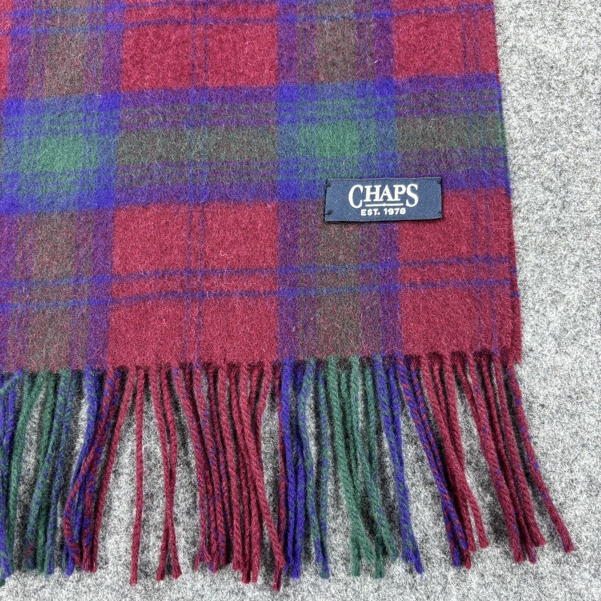 Chaps × Vintage Chaps Scarf # D724 # Muffler # Neckwear # Nova Check Size ONE SIZE - 3 Thumbnail