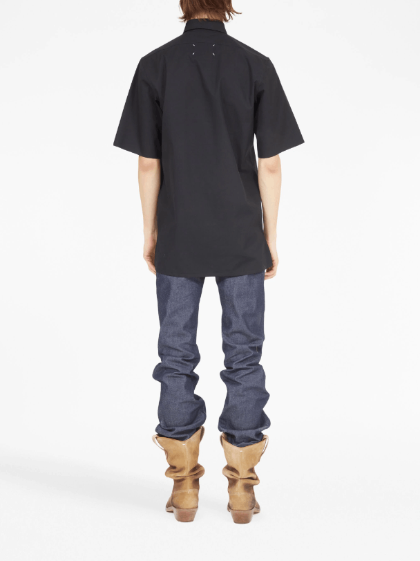 Maison Margiela BNWT AW23 MAISON MARGIELA FOUR STITCH SHORT SLEEVE SHIRT 41 Size US M / EU 48-50 / 2 - 15 Thumbnail