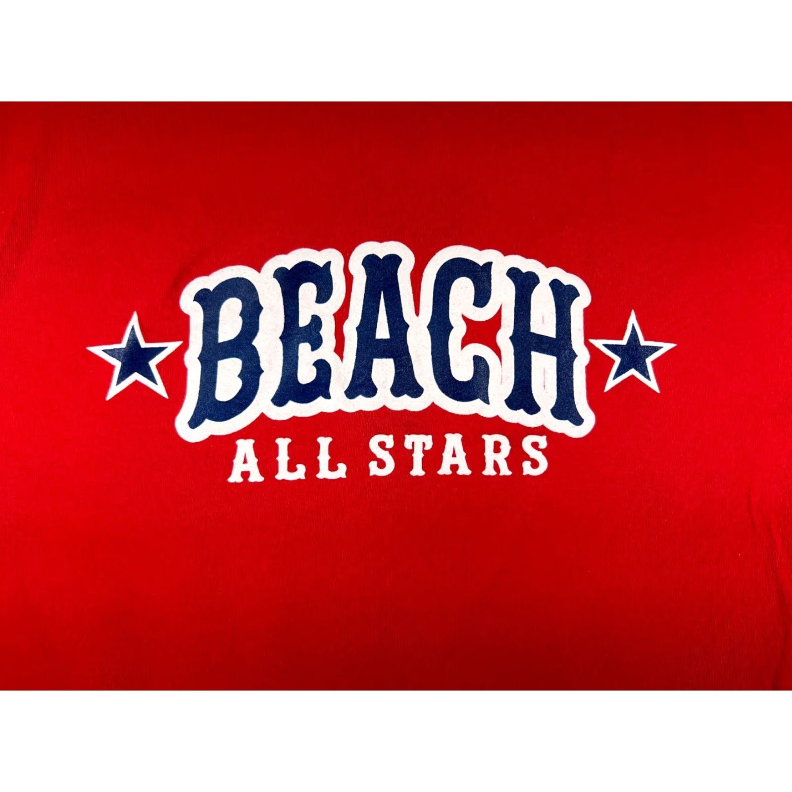 Gildan Beach All Stars Shirt Mens Medium Red East Long Beach Pony 2021 Baseball Crew Size US M / EU 48-50 / 2 - 3 Thumbnail