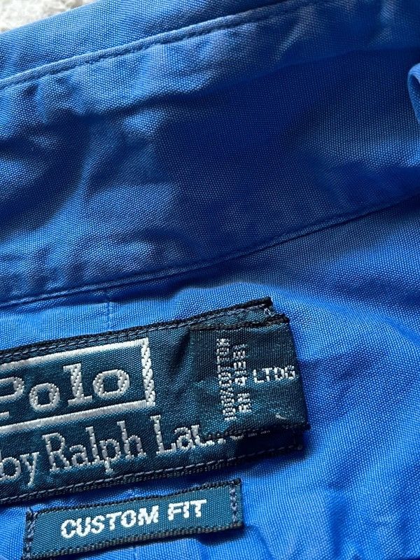 Polo Ralph Lauren Polo Ralph Lauren Sz XL Custom Fit Small Pony Blue Shirt Size US XL / EU 56 / 4 - 4 Thumbnail