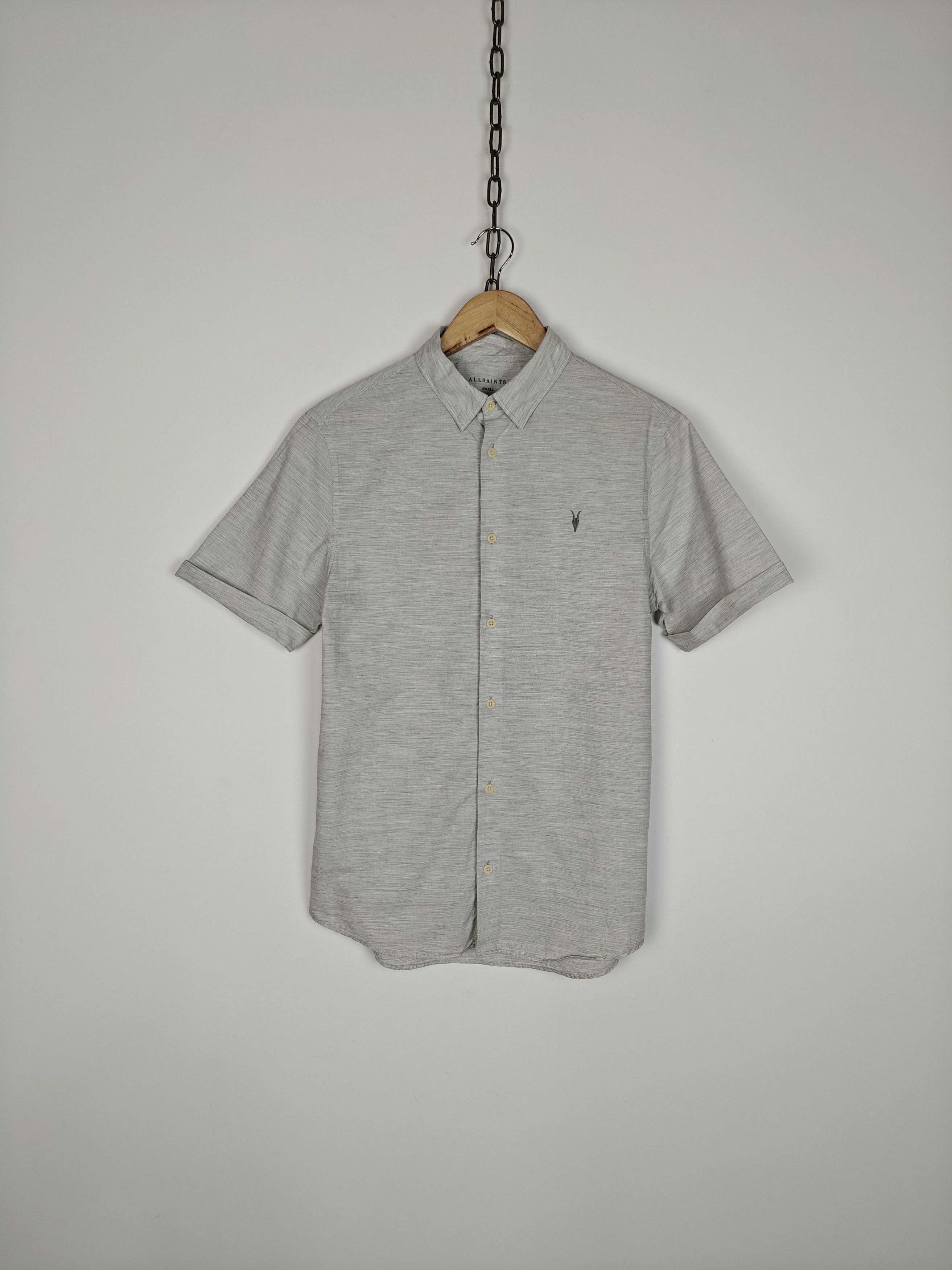 Allsaints Allsaints Avila SS Shirt Small Logo Gray size S Size US S / EU 44-46 / 1 - 1 Thumbnail