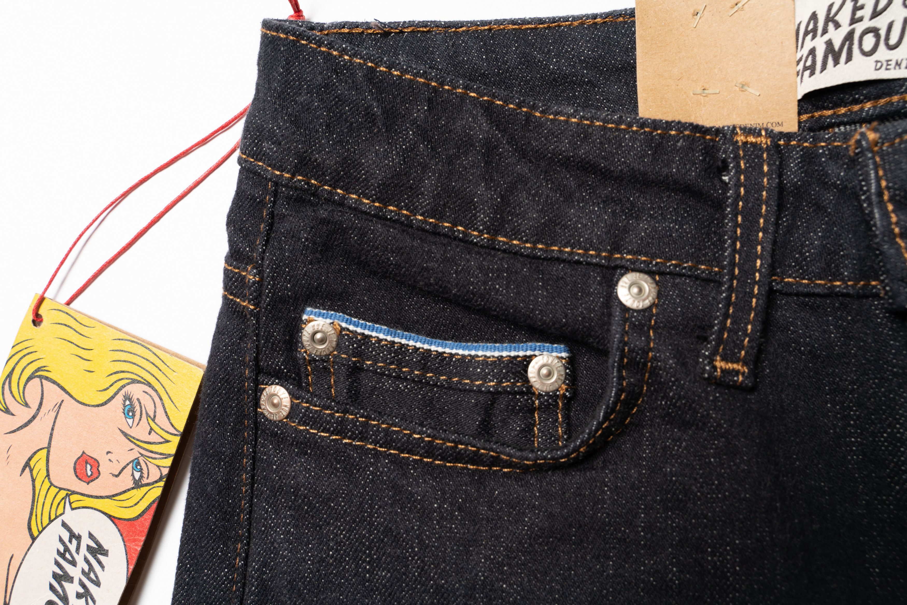 Naked & Famous 🔴NAKED & FAMOUS Forever Blue Selvedge Denim Jeans Women's Size 26" / US 2 / IT 38 - 5 Thumbnail