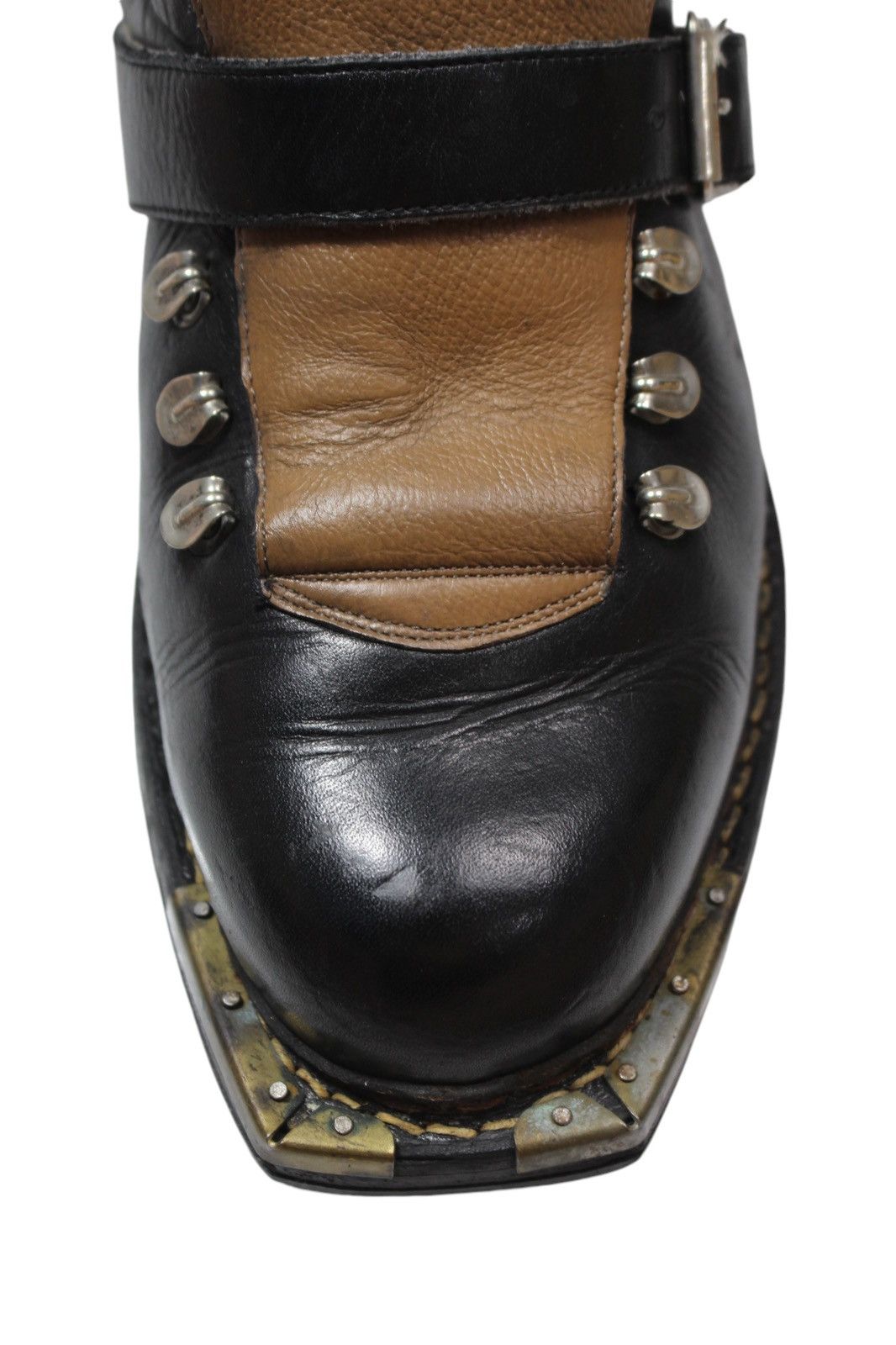 Vintage 1960S KRISTIANIA LEATHER SKI BOOTS Size US 10 / EU 43 - 4 Thumbnail