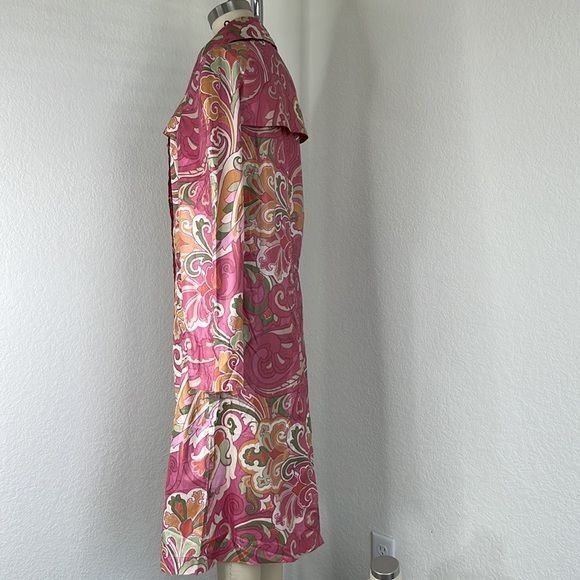 Etro × Vintage ETRO Paisley Trench Rain Coat Slicker Size M / US 6-8 / IT 42-44 - 7 Thumbnail