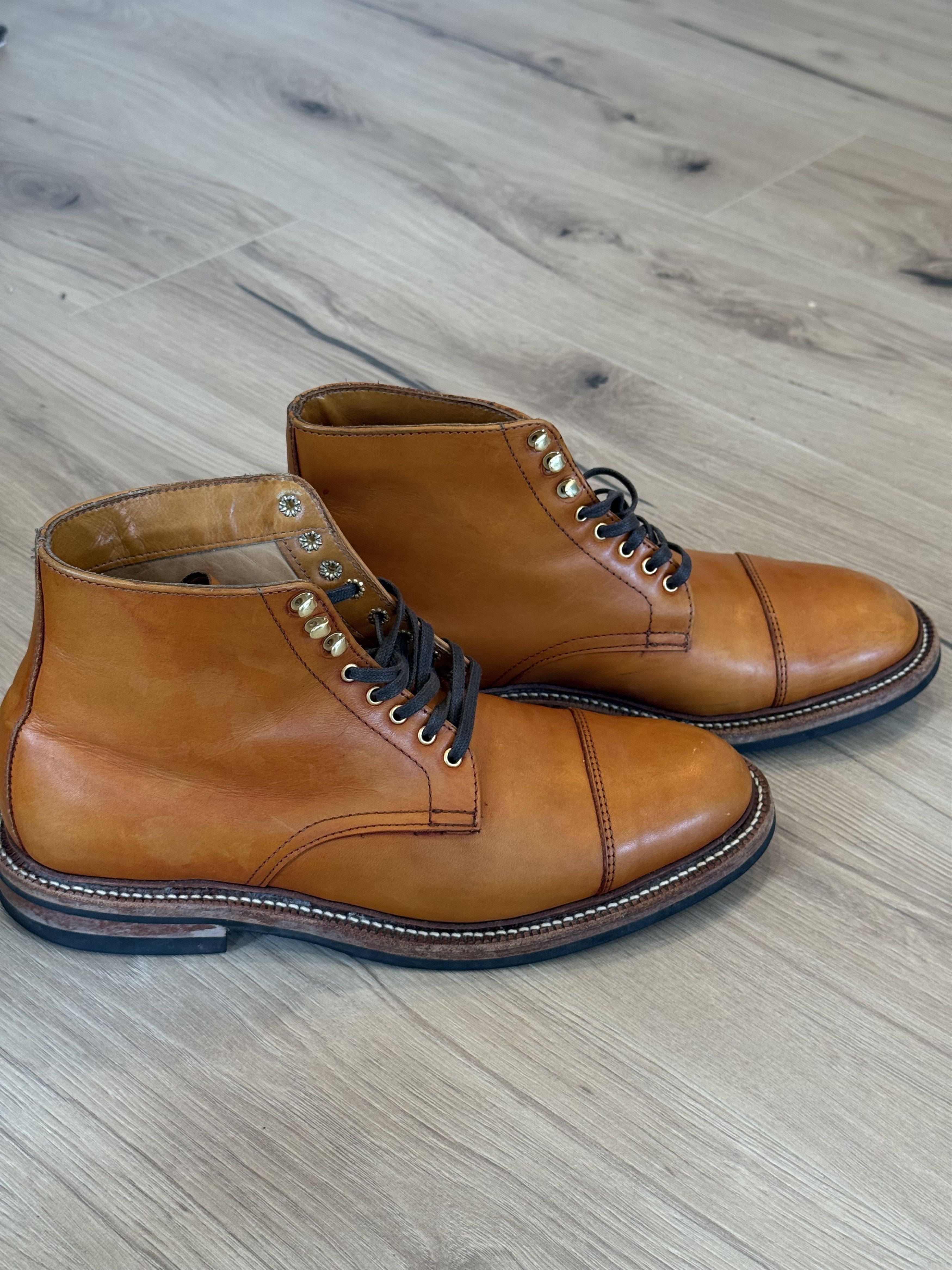 Oak Street Bootmakers Oak Street Bootmakers Lakeshore Boots – Cognac Leather Size US 9.5 / EU 42-43 - 3 Thumbnail