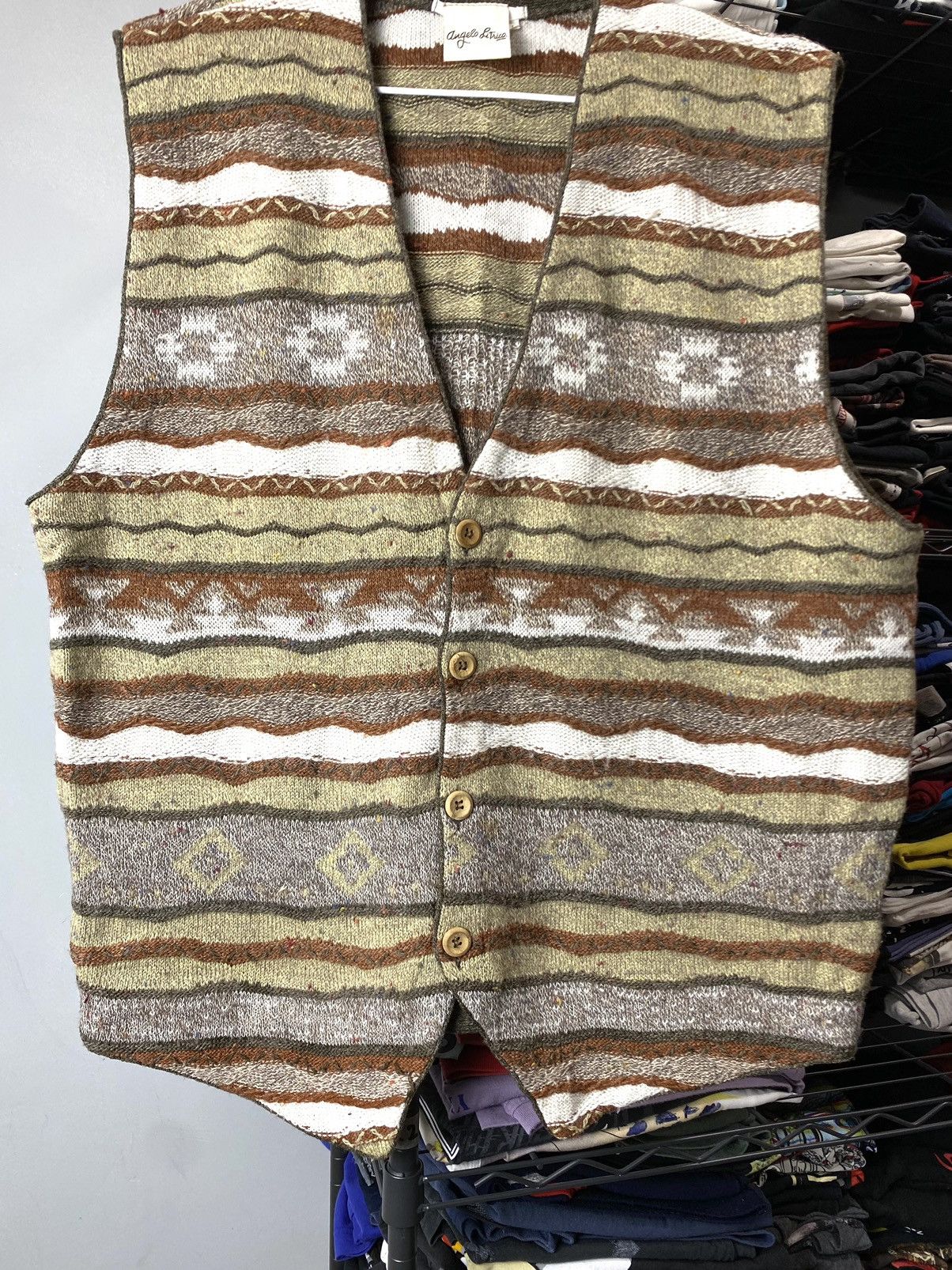 Coogi Rare! Vintage Coogi Style Vest Sweater Western Cowboy Style Size US L / EU 52-54 / 3 - 3 Thumbnail