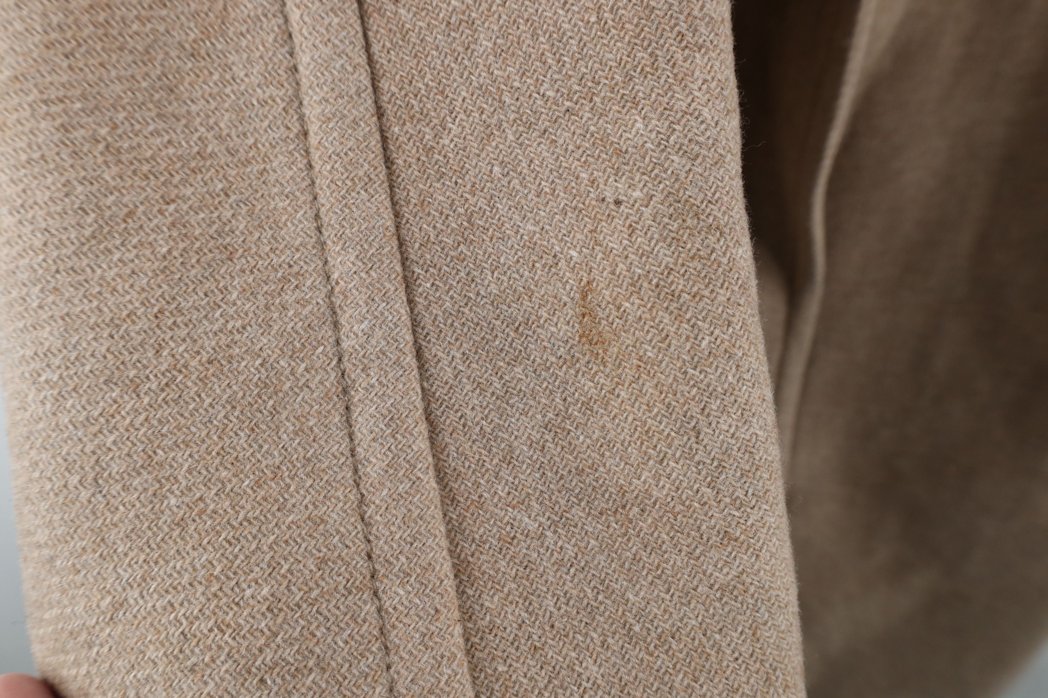 J.Crew × Vintage J Crew Cloth Nello Gori Cocoon Wool Coat Jacket Beige Size XL / US 12-14 / IT 48-50 - 7 Thumbnail