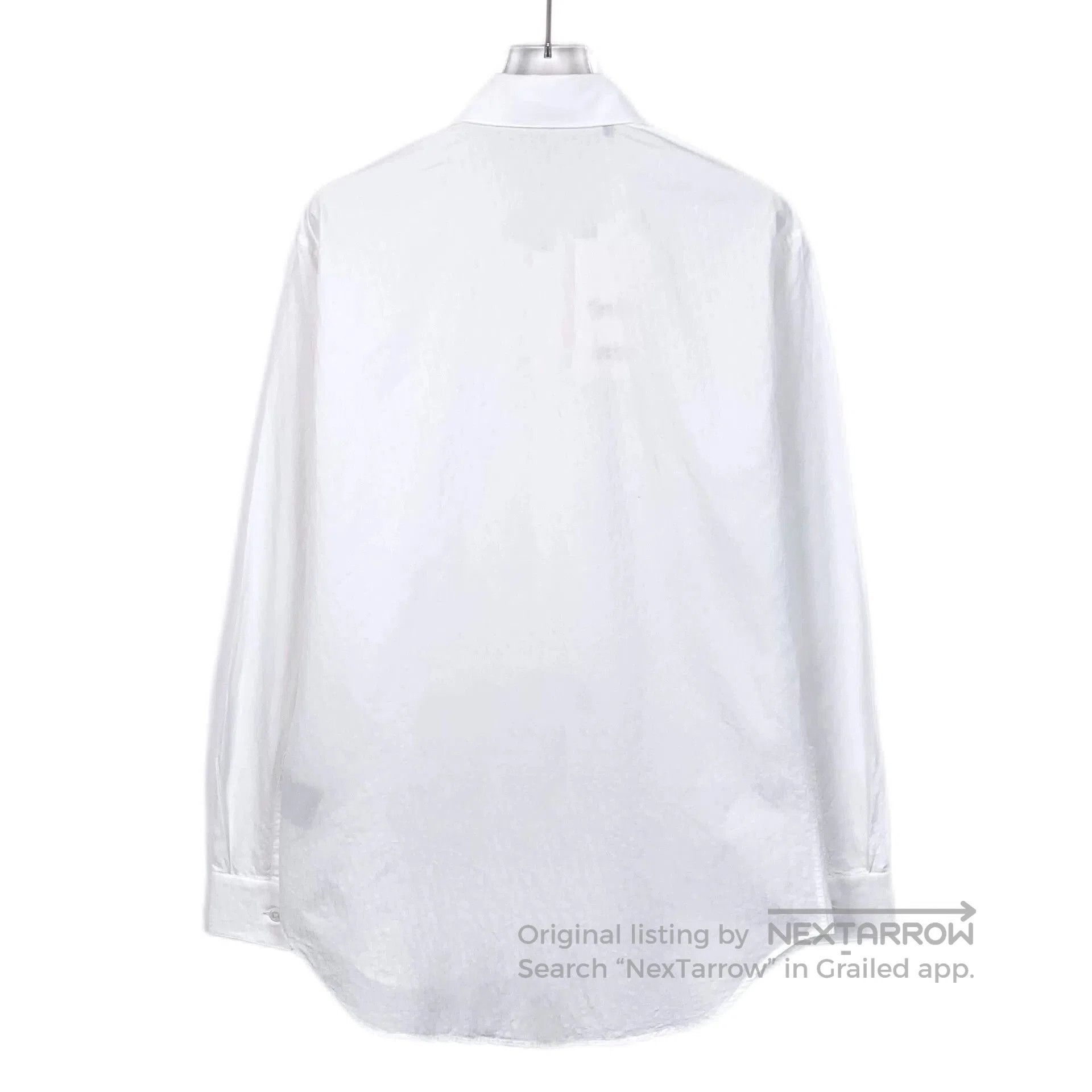 Dior Dior White Logo Monogram Cotton Shirt. Size US M / EU 48-50 / 2 - 2 Thumbnail