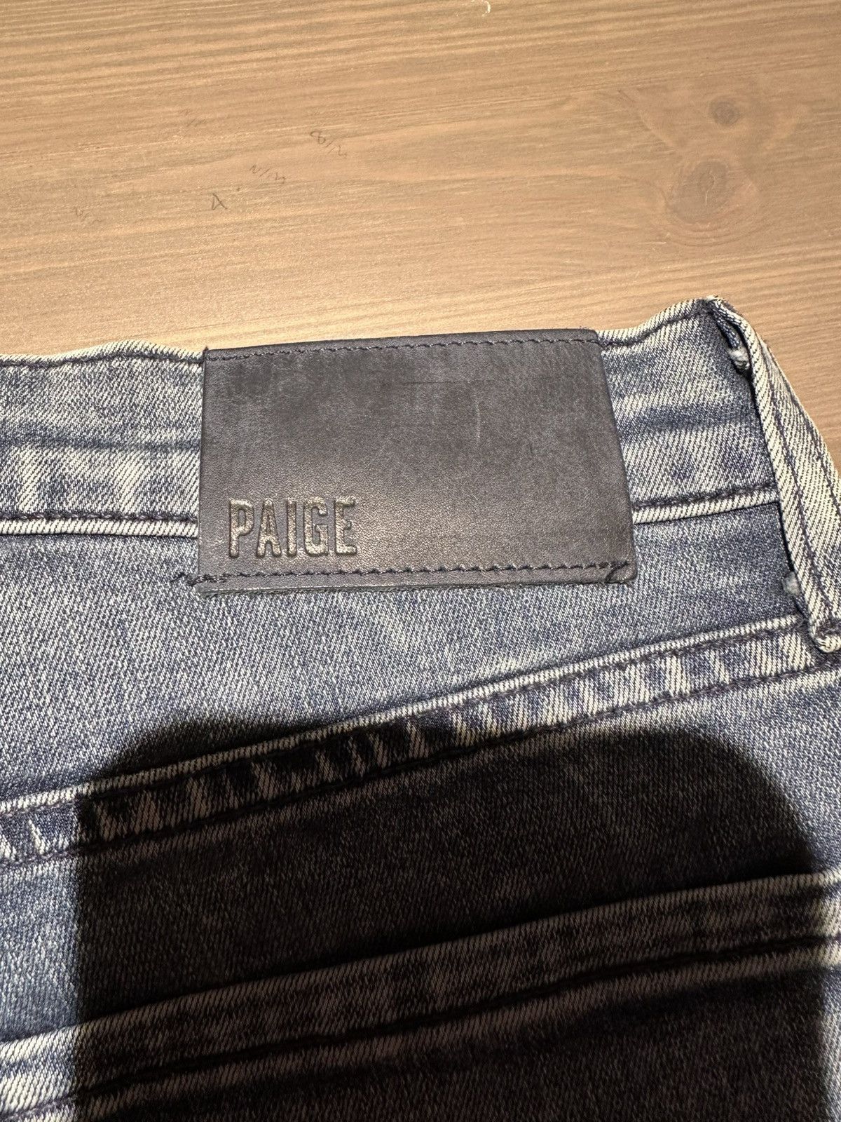 Paige Paige Lennox Jeans Blue Acid Wash Size US 29 - 4 Thumbnail