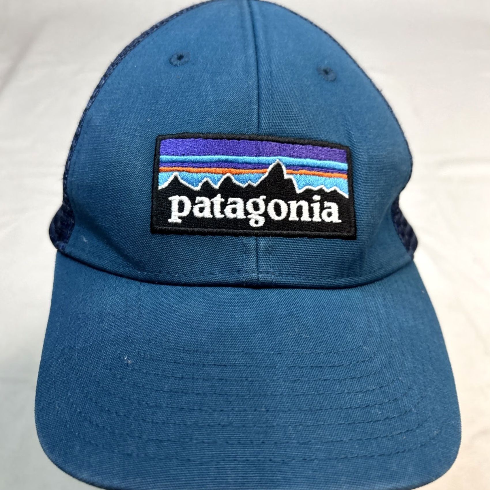Patagonia PATAGONIA P6 Logo Lo-pro Trucker Cap Blue Hat Unisex Snapback Size ONE SIZE - 3 Thumbnail