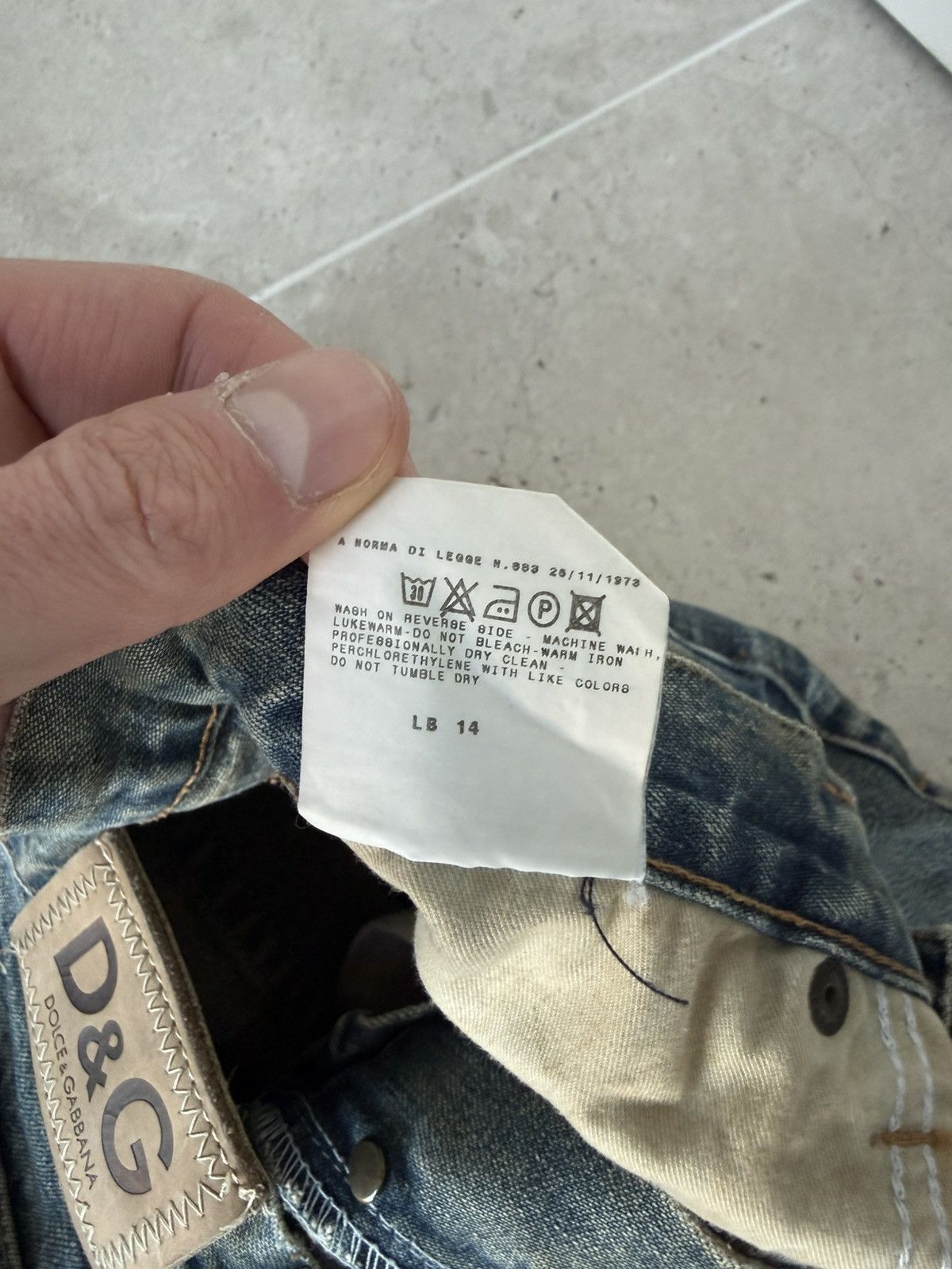 Dolce & Gabbana Dolce Gabbana Washed Distressed Crash Denim Size US 32 / EU 48 - 7 Thumbnail