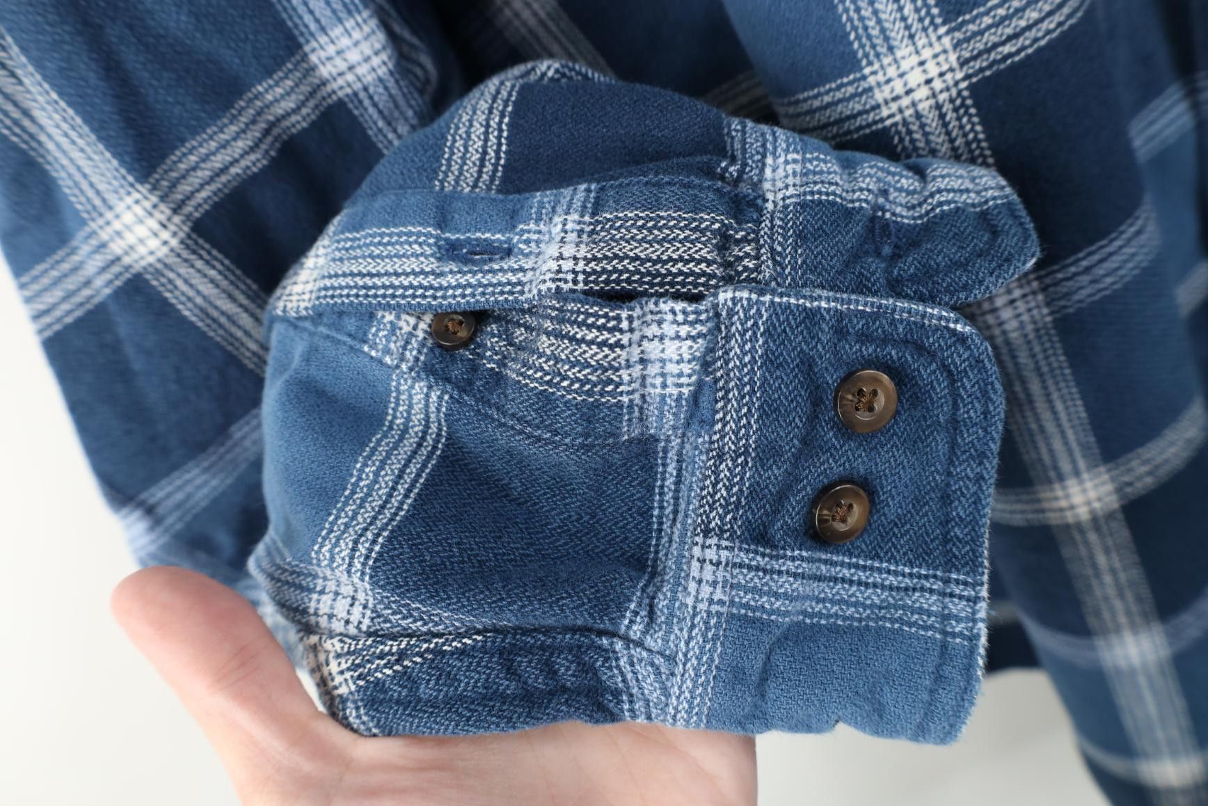 Eddie Bauer Vintage 90s Eddie Bauer Heavyweight Button Down Shirt Plaid Size US XL / EU 56 / 4 - 4 Thumbnail