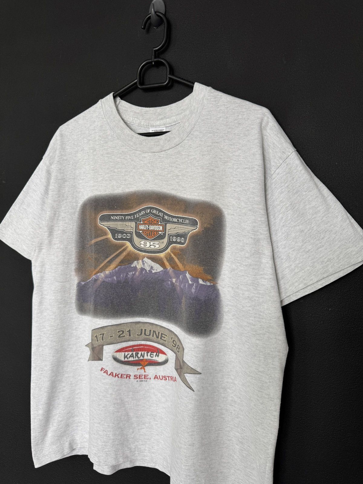Harley Davidson Vintage Harley Davidson T-shirt 1998s Size US M / EU 48-50 / 2 - 2 Thumbnail