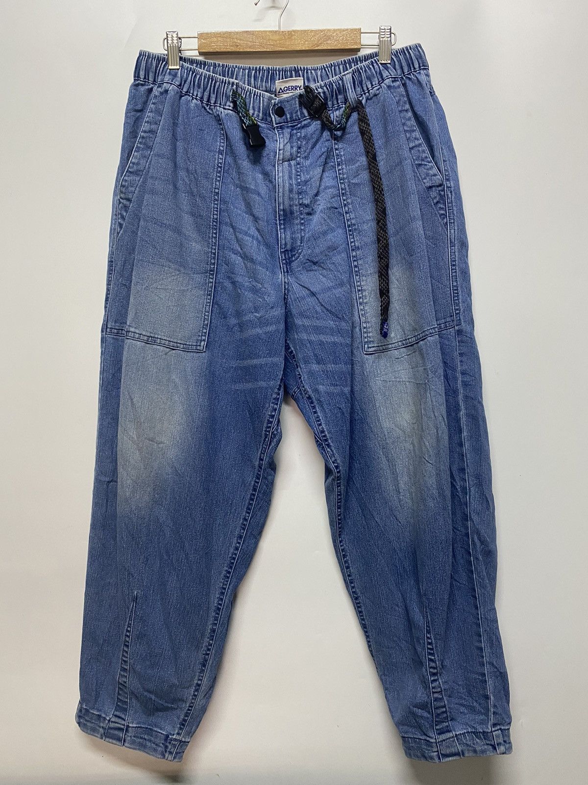 Gramicci GERRY Denim Stretch Loose Pants Size US 34 / EU 50 - 1 Thumbnail