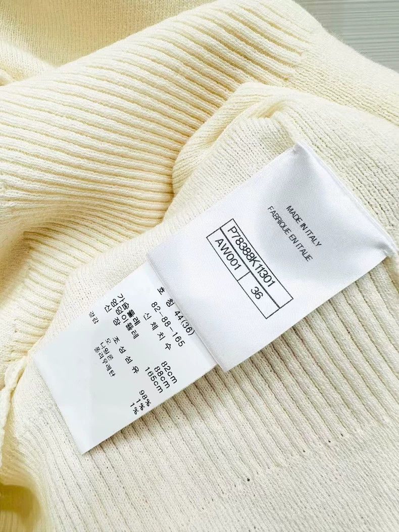 Chanel Chanel 24K autumn and winter wool letter logo embroidered Size XXS / US 00 / IT 34 - 5 Thumbnail