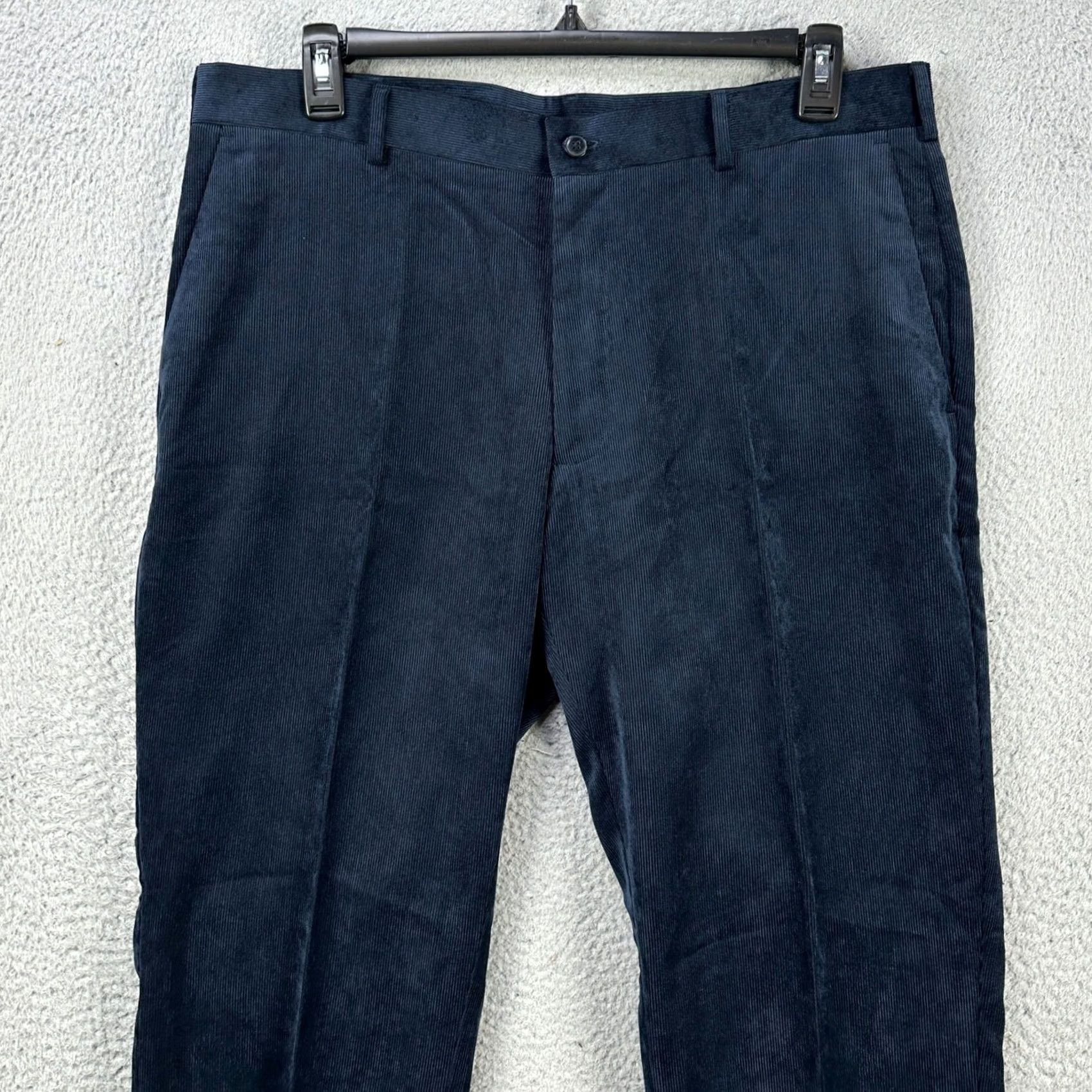 Perry Ellis Perry Ellis Portfolio Pants Corduroy Mens 38X29 Blue Modern Fit NEW Size US 38 / EU 54 - 4 Thumbnail