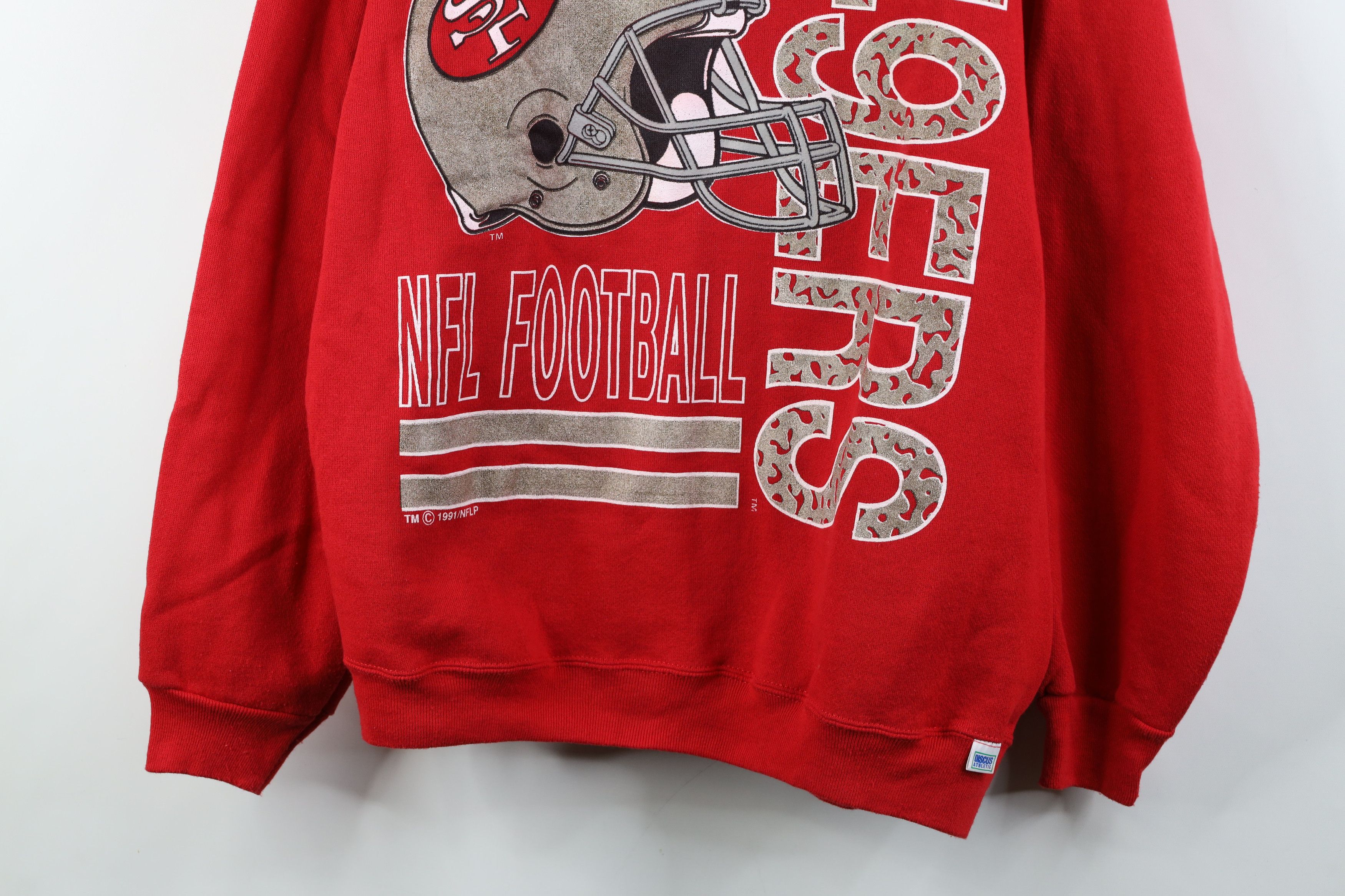 Vintage Vintage 90s San Francisco 49ers Football Crewneck Sweatshirt Size L / US 10 / IT 46 - 3 Thumbnail