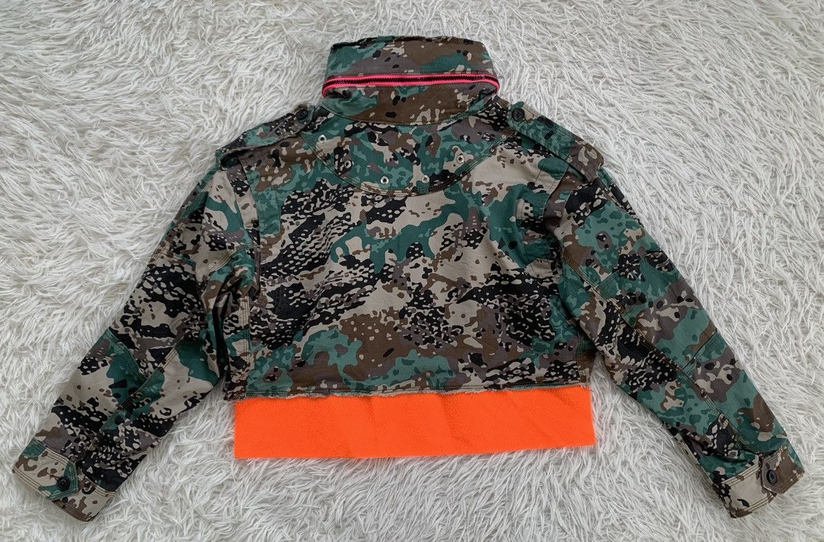 Diesel Diesel Camo Military Combat RR55 Crop Jacket Size M / US 6-8 / IT 42-44 - 2 Thumbnail
