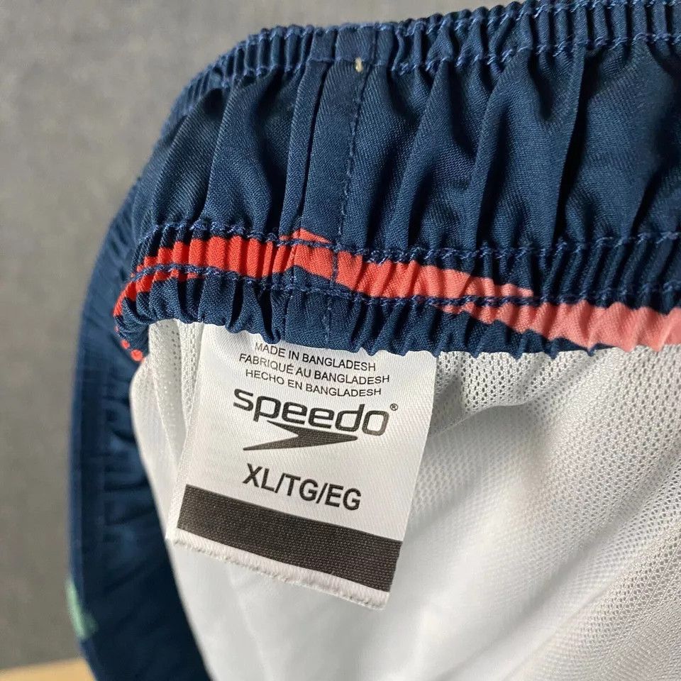 Speedo Speedo Swim Shorts Men's XL DraStriped Stretch Polyester Size US 38 / EU 54 - 5 Thumbnail