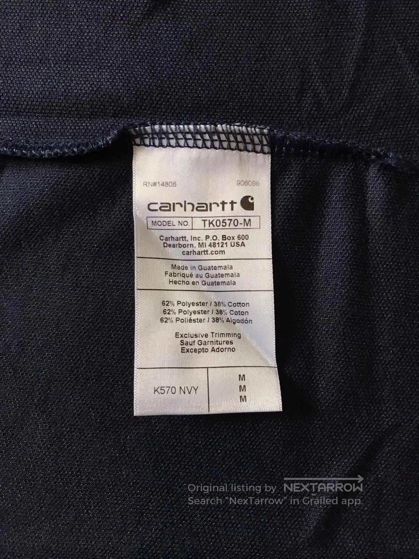 Carhartt Carhartt K570 Short Sleeve Polo Shirt. Size US M / EU 48-50 / 2 - 8 Thumbnail