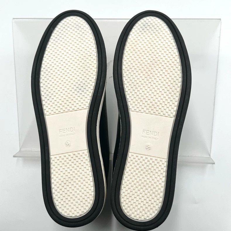 Fendi Fendi Black Printed LaceUp Sneakers Size 39.5 Size US 8.5 / EU 41-42 - 6 Thumbnail