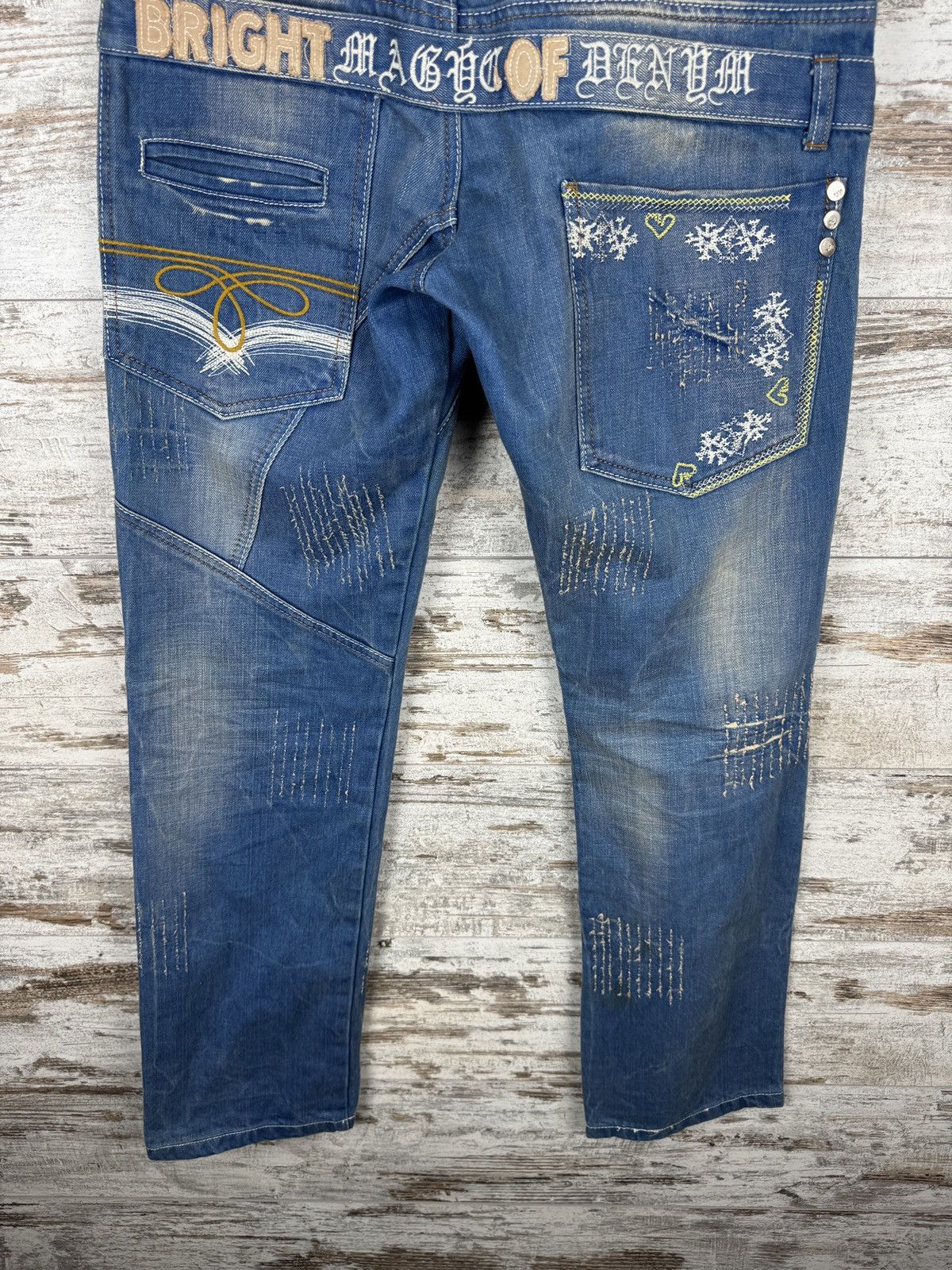 Hysteric Glamour Mens Vintage Hysteric Glamour avant garde pants denim jeans Size US 31 - 9 Thumbnail