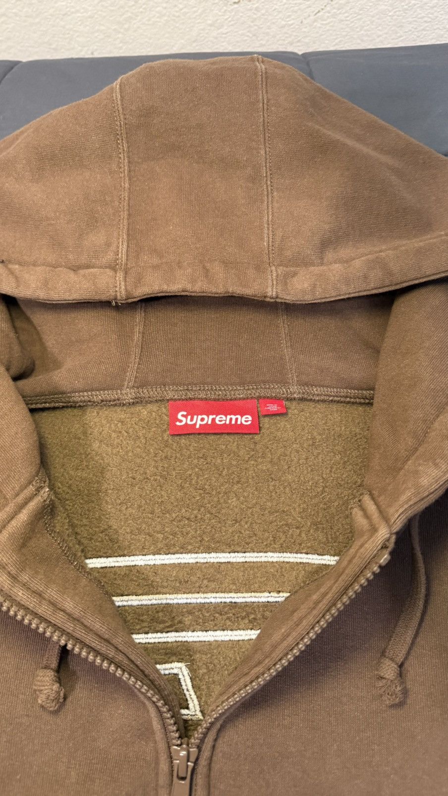 Supreme Supreme Wrapped Half Zip Hooded Sweatshirt Size US XXL / EU 58 / 5 - 6 Thumbnail