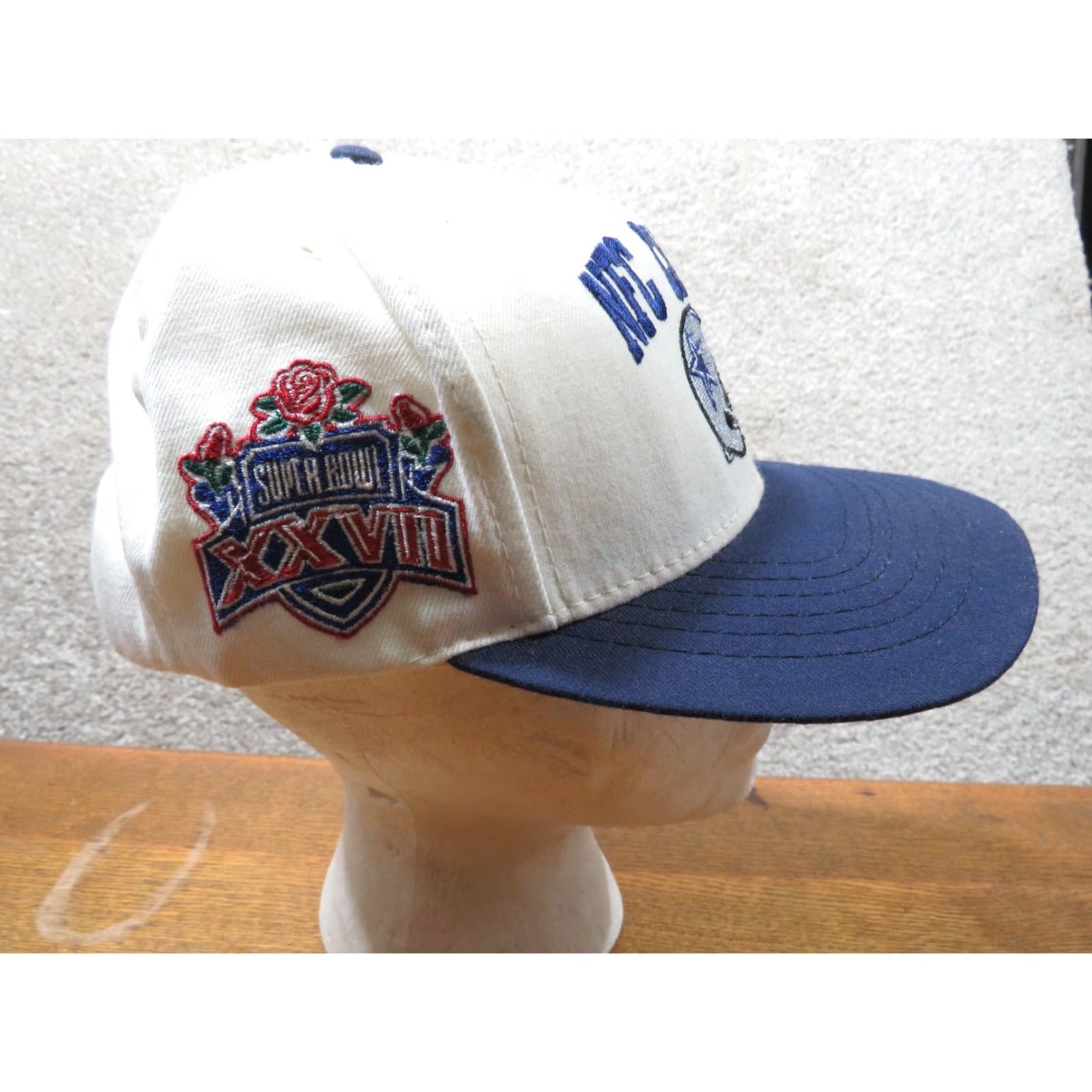 Logo 7 Vtg HaT Dallas Cowboys NFC Champs Superbowl XXVII Logo Trucker adjustable hat Size ONE SIZE - 2 Thumbnail