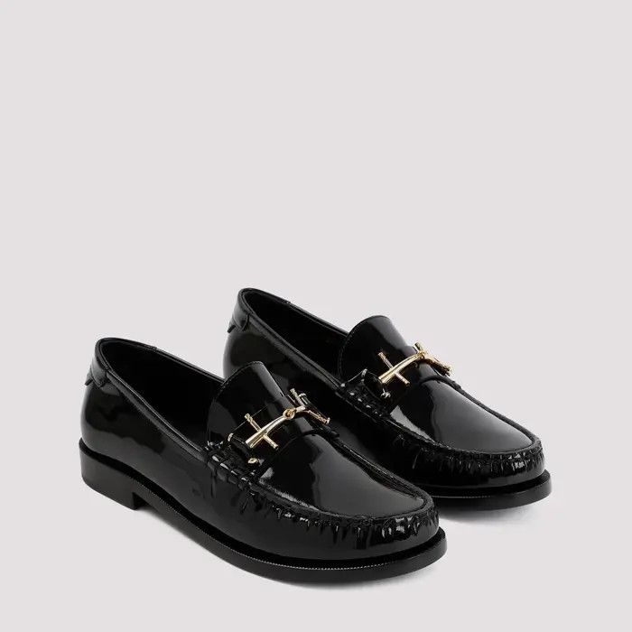 Saint Laurent Paris o1bcso1str0225 Le Loafer Penny Slippers in Black Size US 12 / EU 45 - 1 Thumbnail