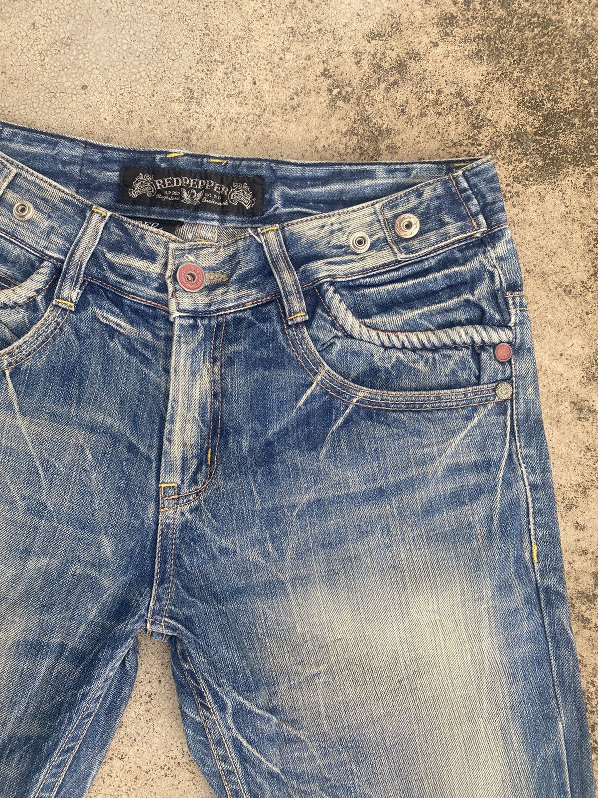 If Six Was Nine × Japanese Brand Flare Jeans Ref Pepper Clawmark Tunder Size US 32 / EU 48 - 9 Thumbnail