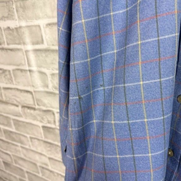 Orvis Orvis Button-Down Shirt Blue Long Sleeve Plaid Chest Pocket Medium STAINED Size US M / EU 48-50 / 2 - 3 Thumbnail