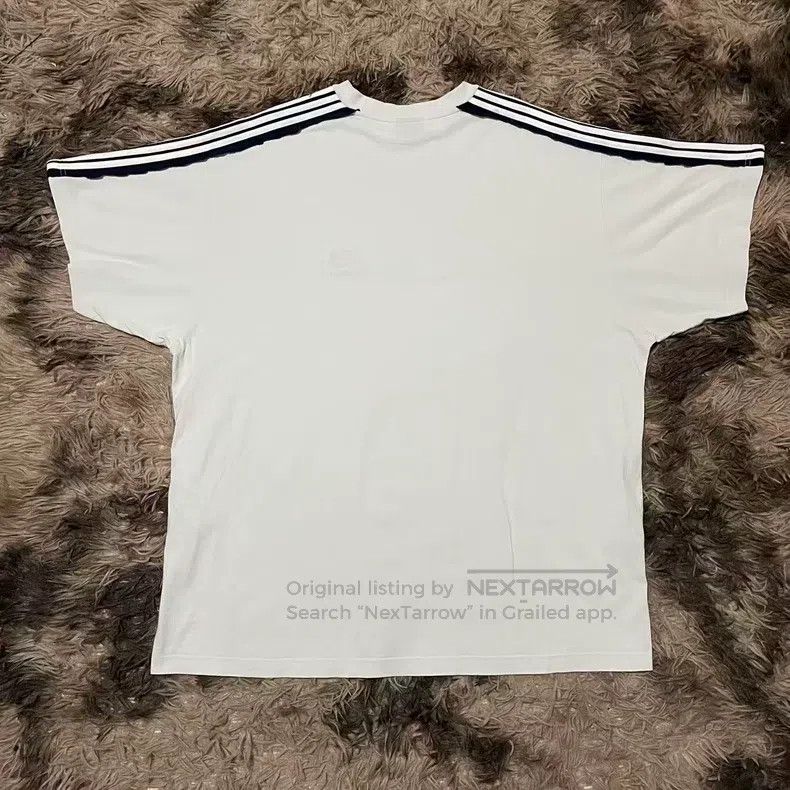 Balenciaga Balenciaga Black and White Striped Short Sleeve T-Shirt wi Size US L / EU 52-54 / 3 - 2 Thumbnail