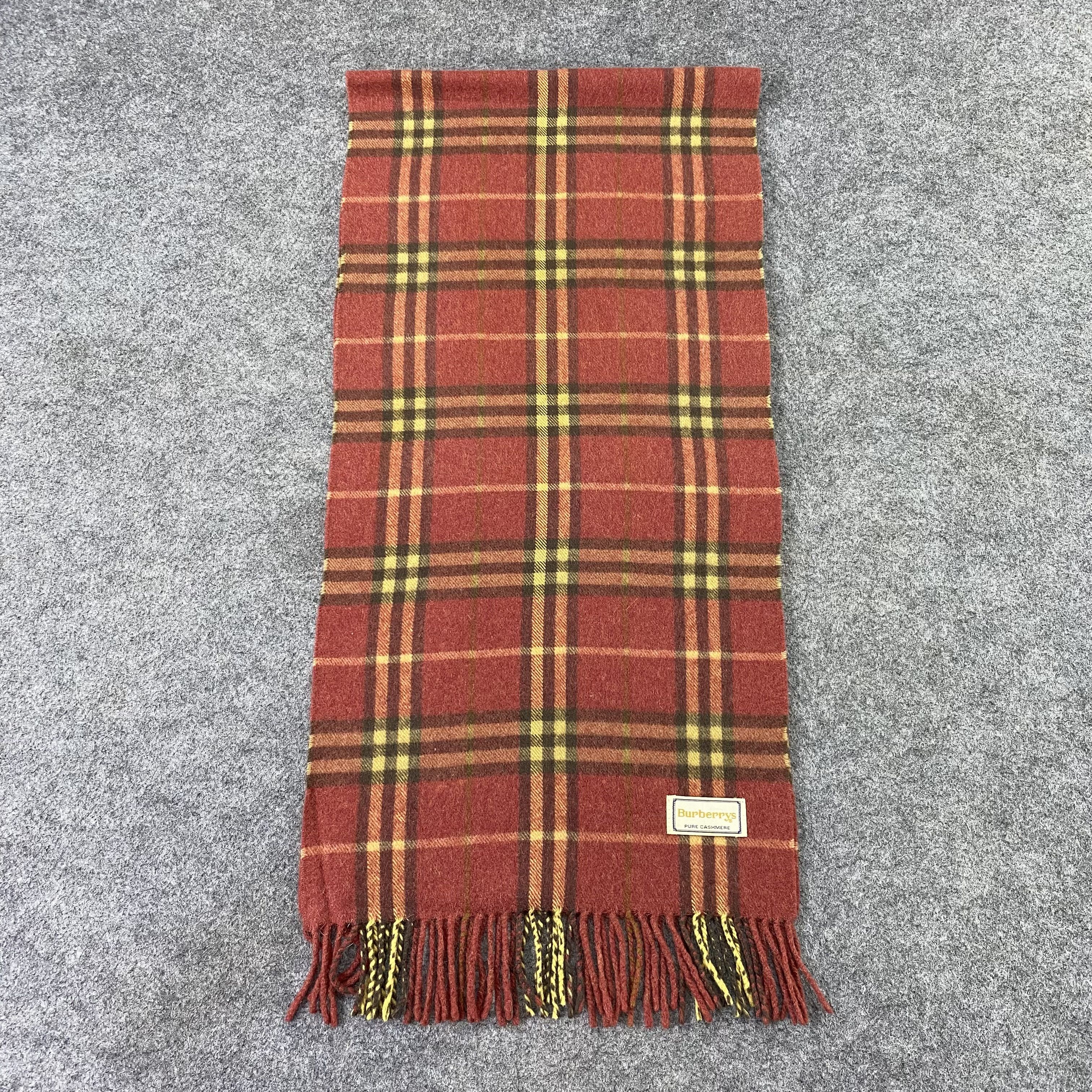 Burberry Burberry Cashmere Muffler / Scarf / Neckwear-T1519 Size ONE SIZE - 2 Thumbnail