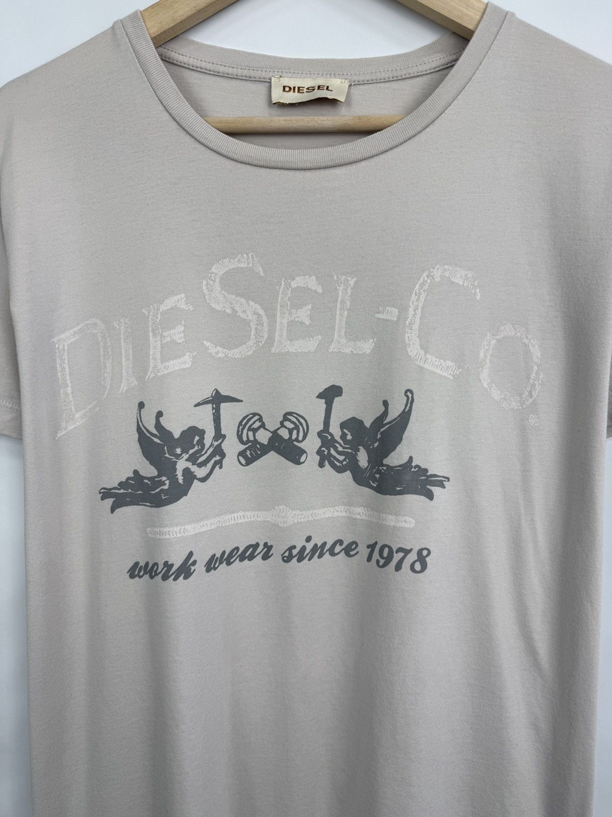 Diesel 🇺🇸 Vintage Y2K Diesel Work Wear since 1978 T-Shirt Rare Hype Size US XL / EU 56 / 4 - 4 Thumbnail